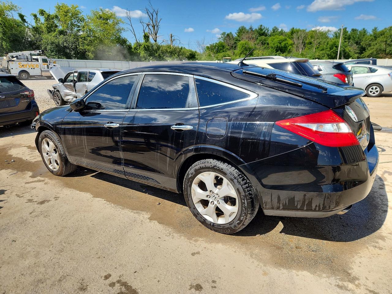 2010 Honda Accord Crosstour Exl Black vin: 5J6TF2H54AL012704