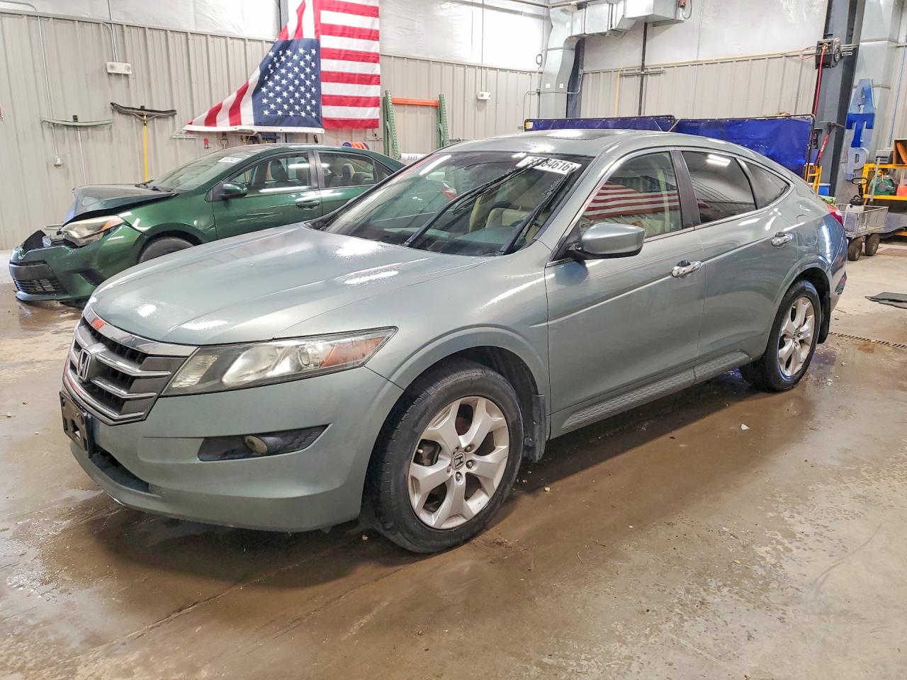 2011 Honda Accord Crosstour Exl Green vin: 5J6TF2H54BL001073