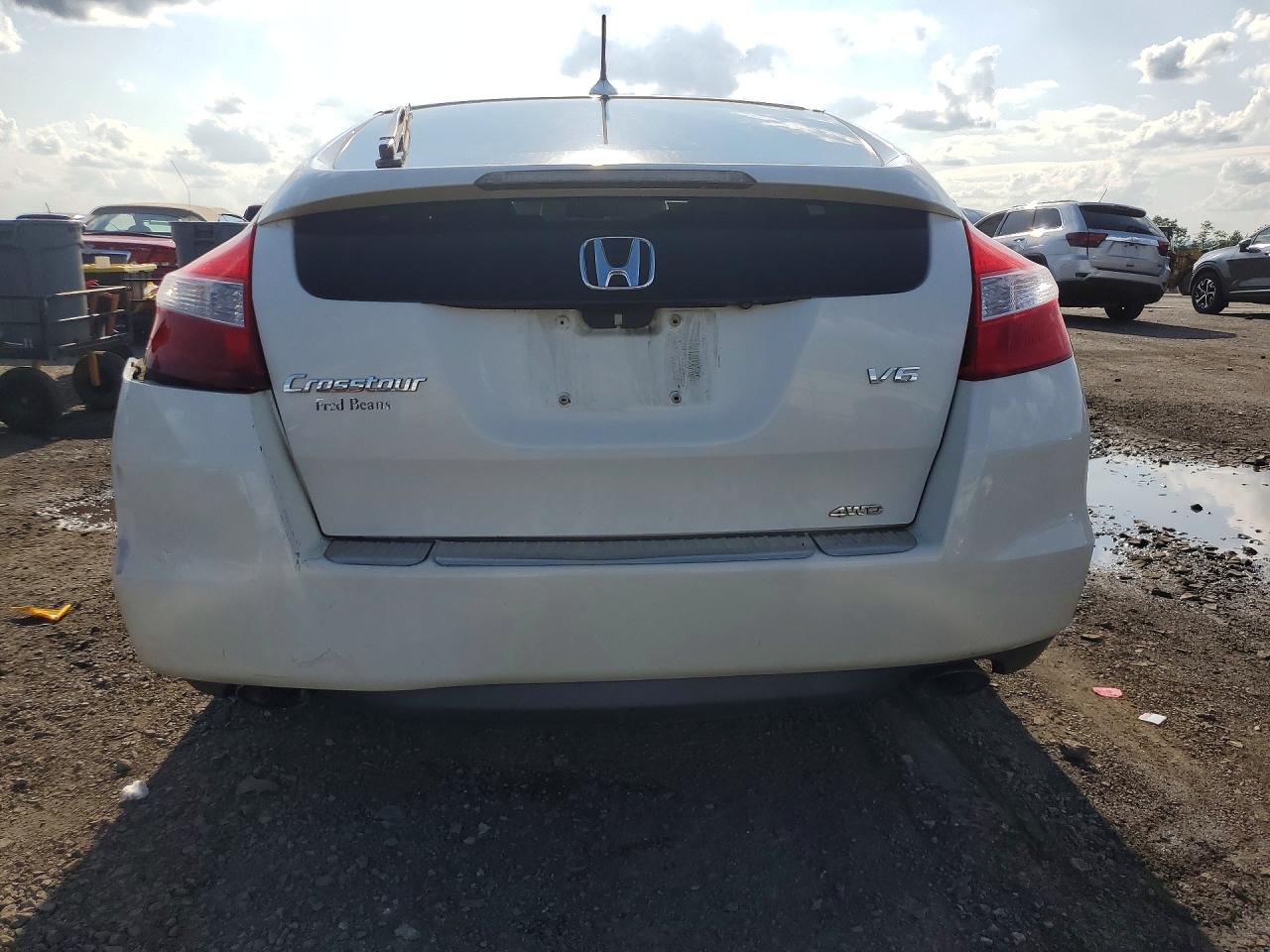 2012 Honda Crosstour Exl White vin: 5J6TF2H54CL002810