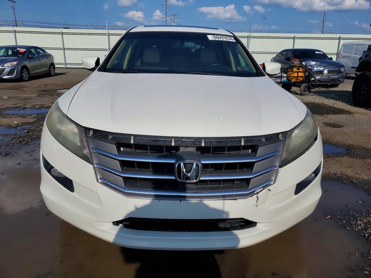 2012 Honda Crosstour Exl White vin: 5J6TF2H54CL002810