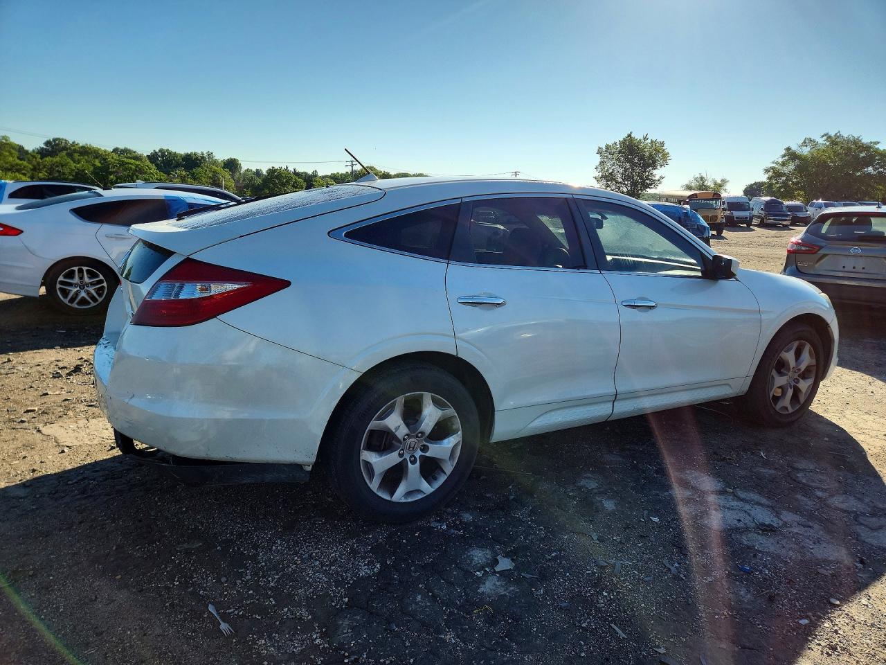2012 Honda Crosstour Exl White vin: 5J6TF2H54CL004136