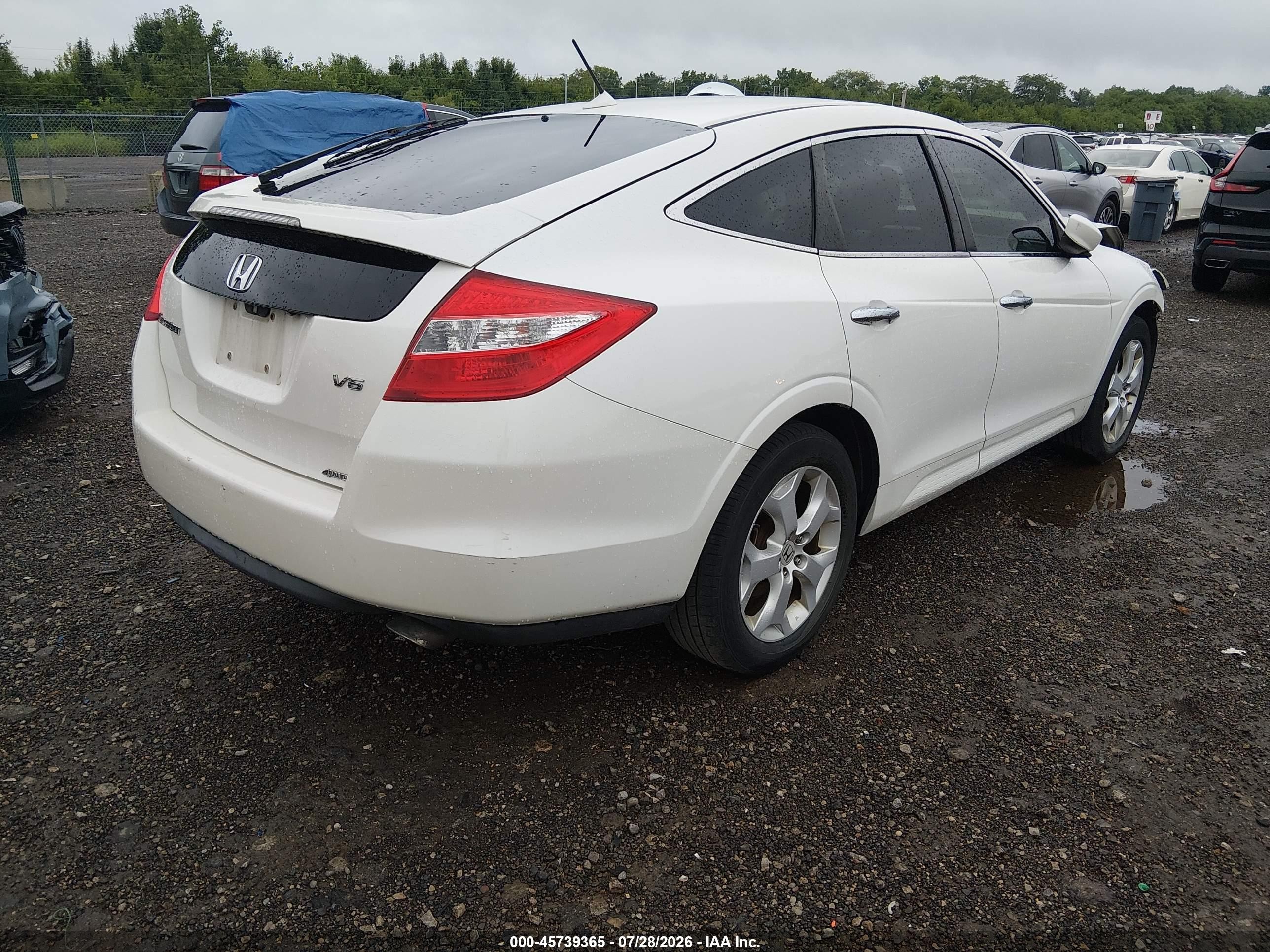 2012 Honda Crosstour Ex-l Cream vin: 5J6TF2H54CL008493