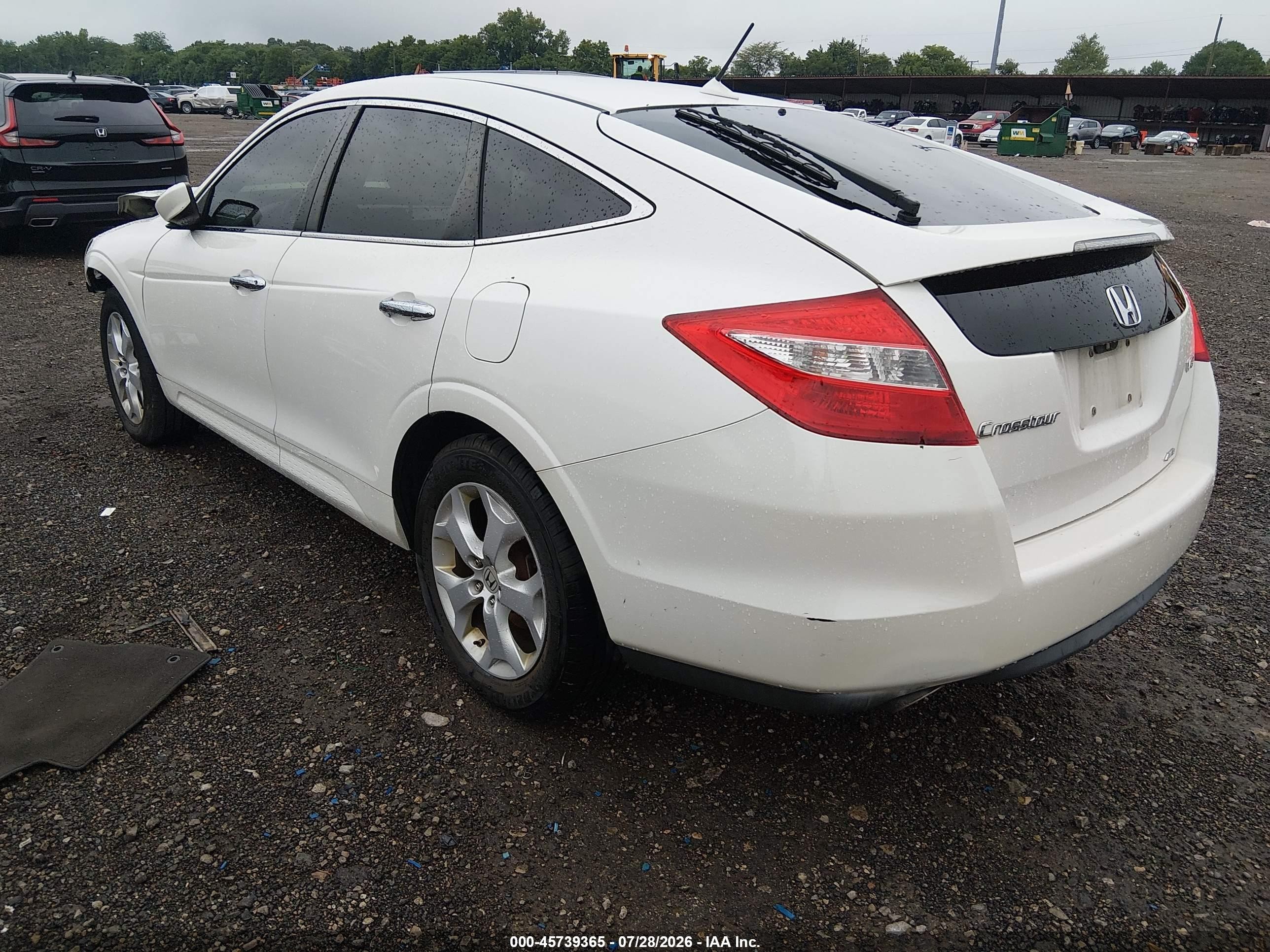 2012 Honda Crosstour Ex-l Cream vin: 5J6TF2H54CL008493