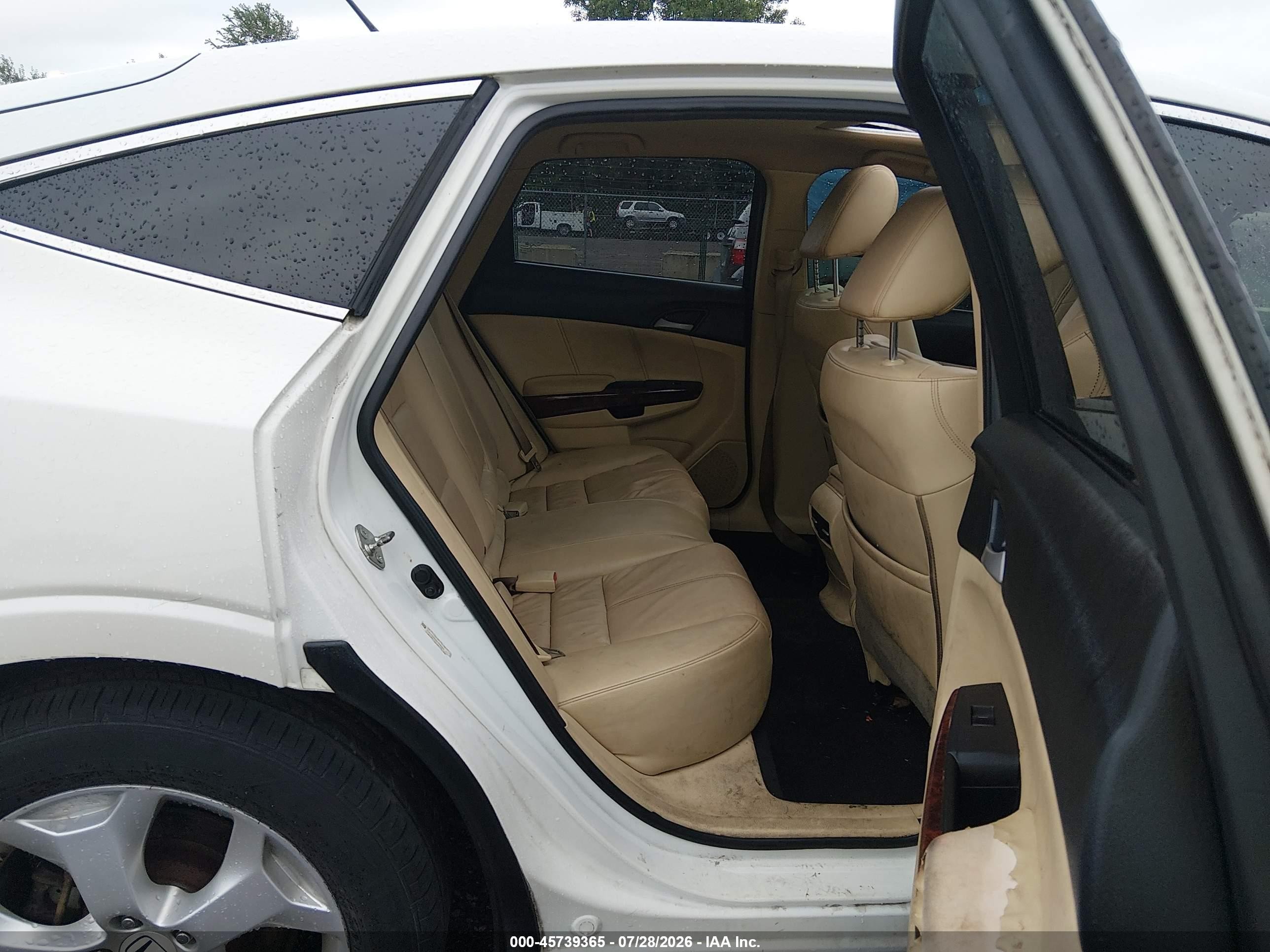 2012 Honda Crosstour Ex-l Cream vin: 5J6TF2H54CL008493