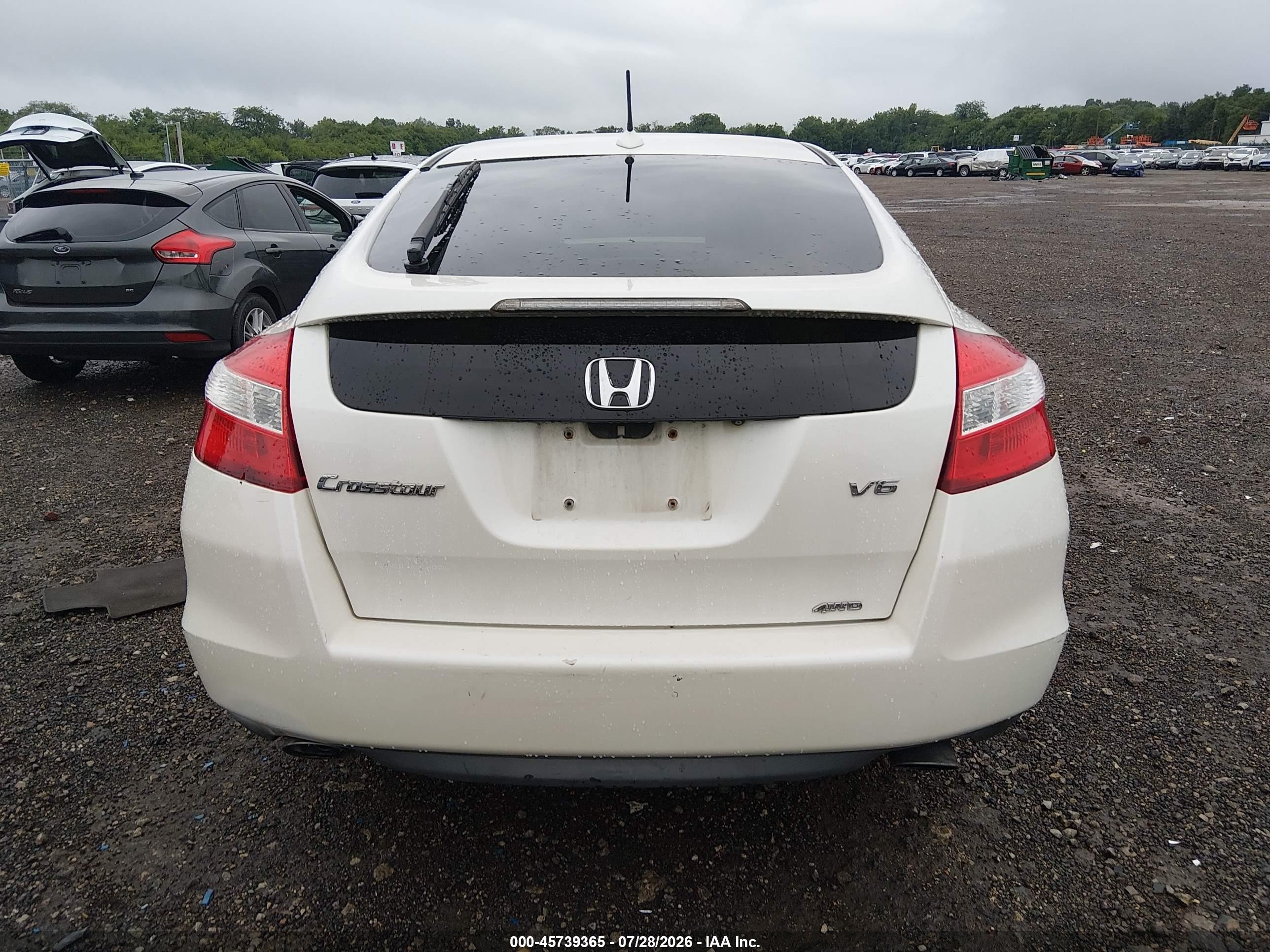 2012 Honda Crosstour Ex-l Cream vin: 5J6TF2H54CL008493