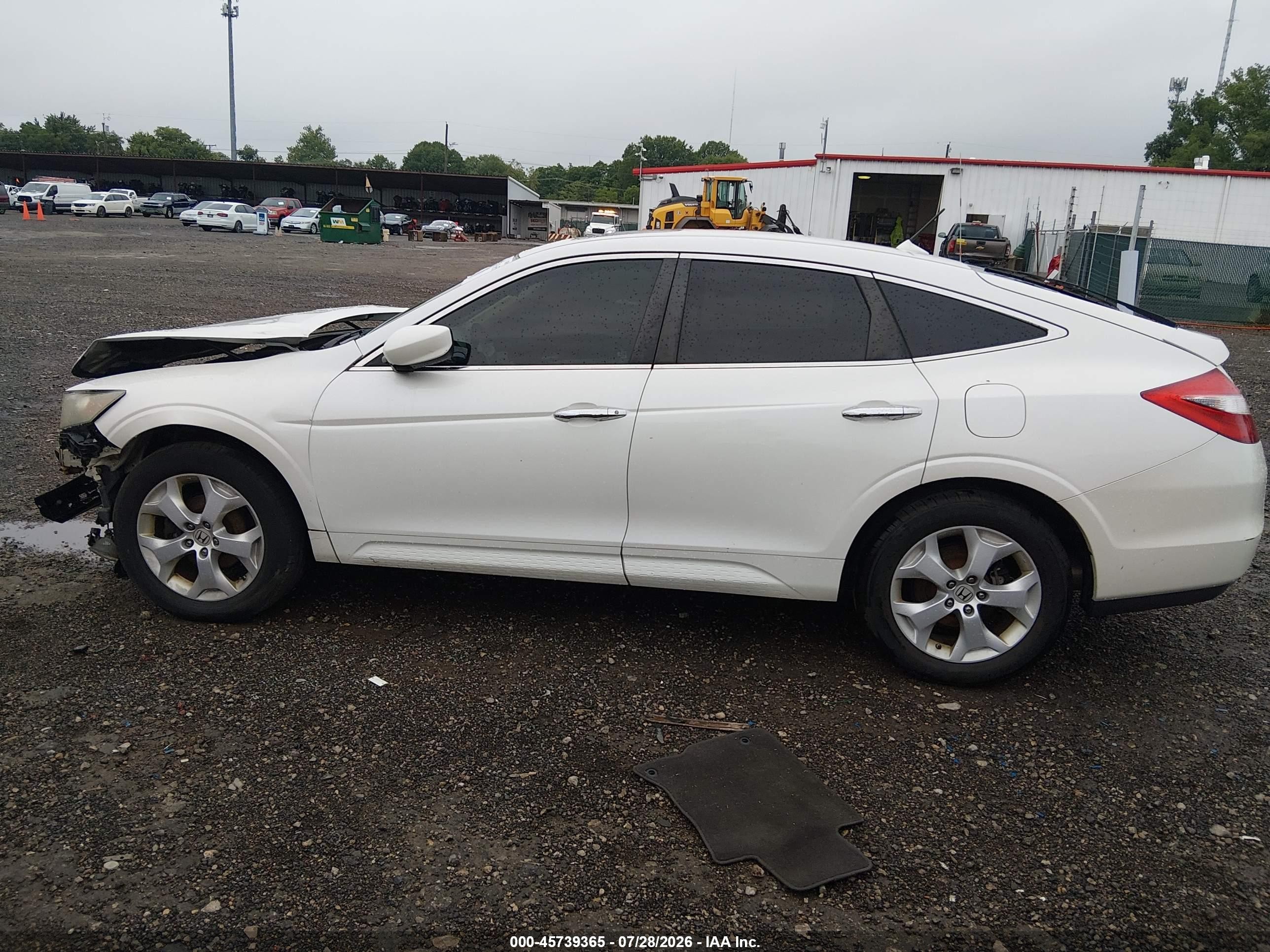 2012 Honda Crosstour Ex-l Cream vin: 5J6TF2H54CL008493