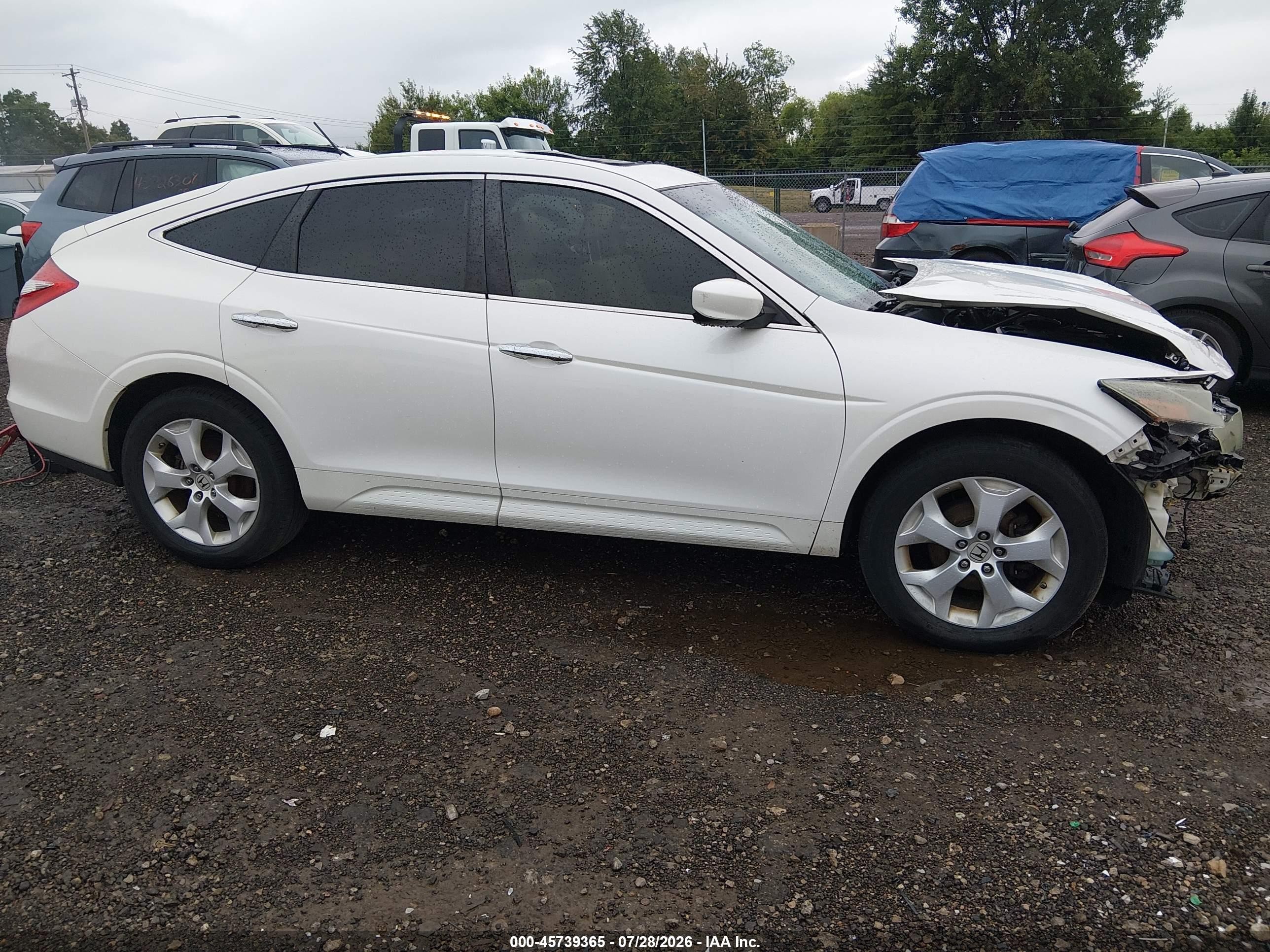 2012 Honda Crosstour Ex-l Cream vin: 5J6TF2H54CL008493