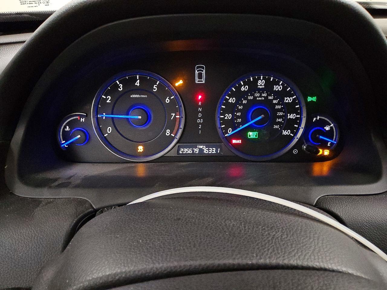 2012 Honda Crosstour Exl Черный vin: 5J6TF2H54CL008686