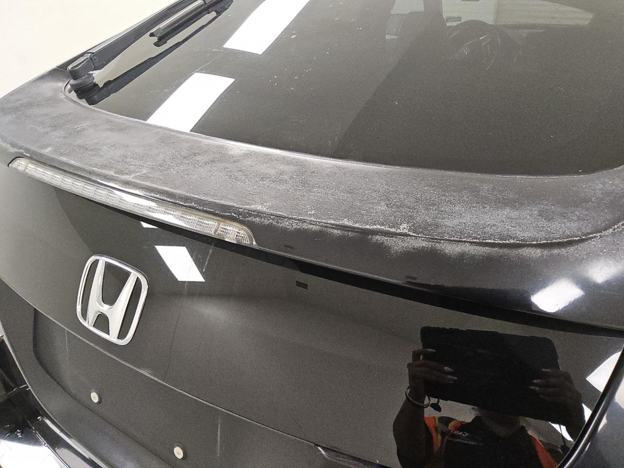 2012 Honda Crosstour Exl Черный vin: 5J6TF2H54CL008686 Damage: Deck Lid, Peeling, > 12 Inches