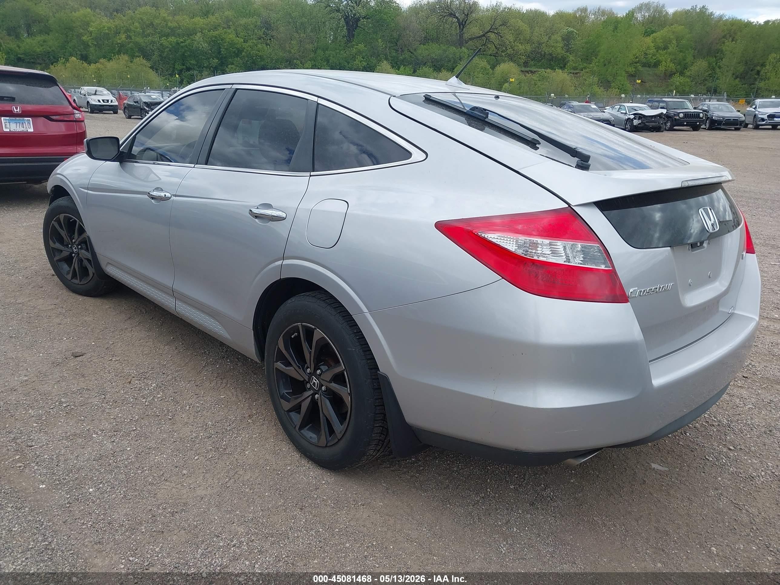 2012 Honda Crosstour Ex-l Silver vin: 5J6TF2H54CL009613