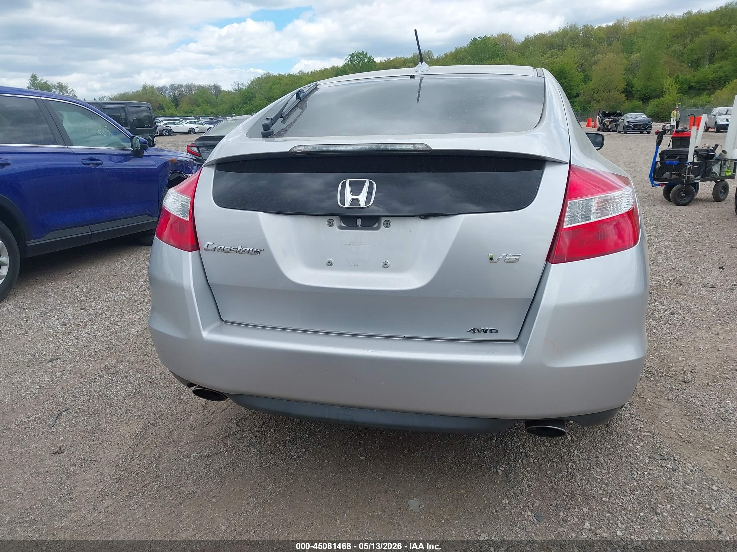 2012 Honda Crosstour Ex-l Silver vin: 5J6TF2H54CL009613