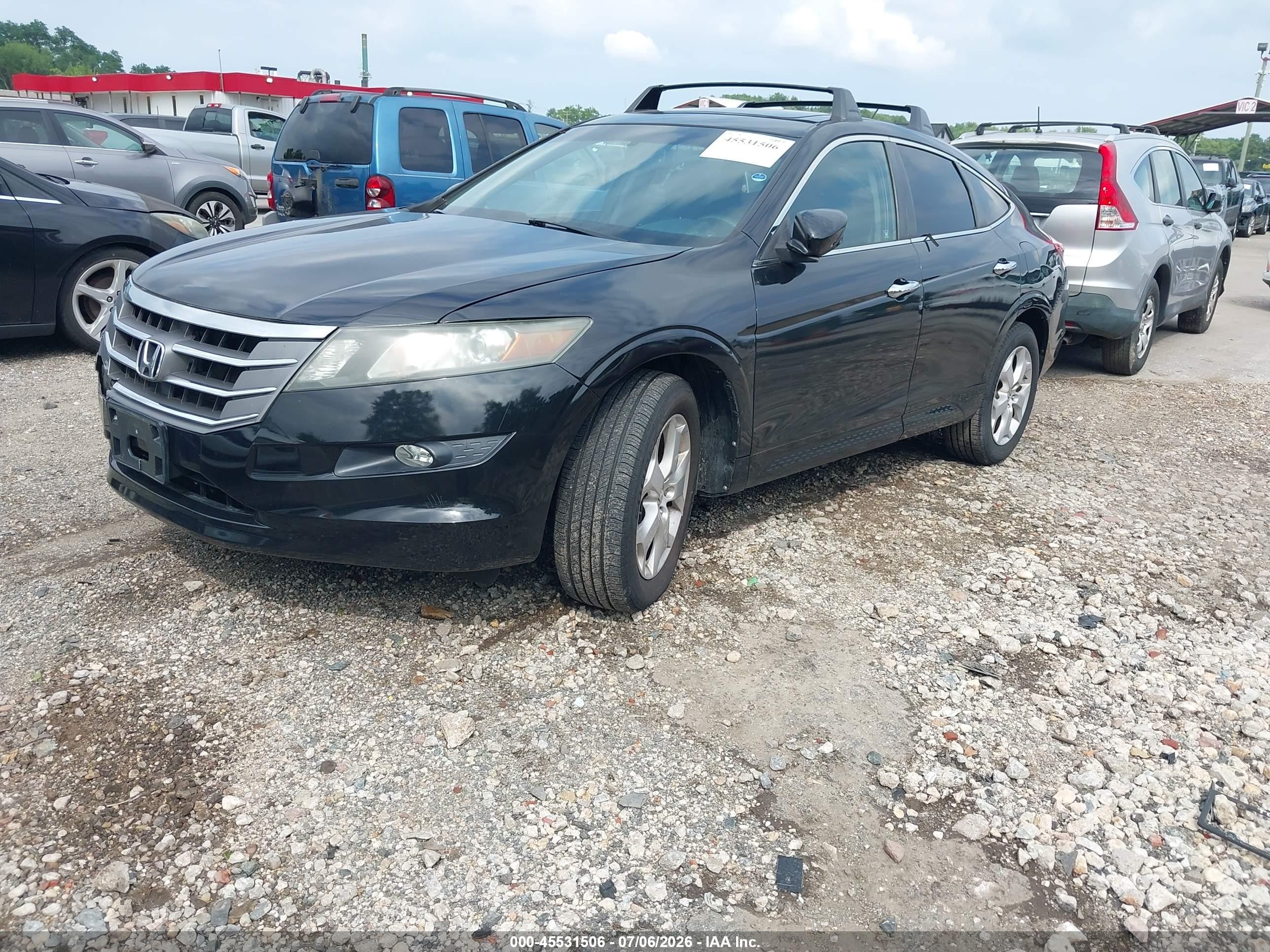 2012 Honda Crosstour Ex-l Black vin: 5J6TF2H54CL011961