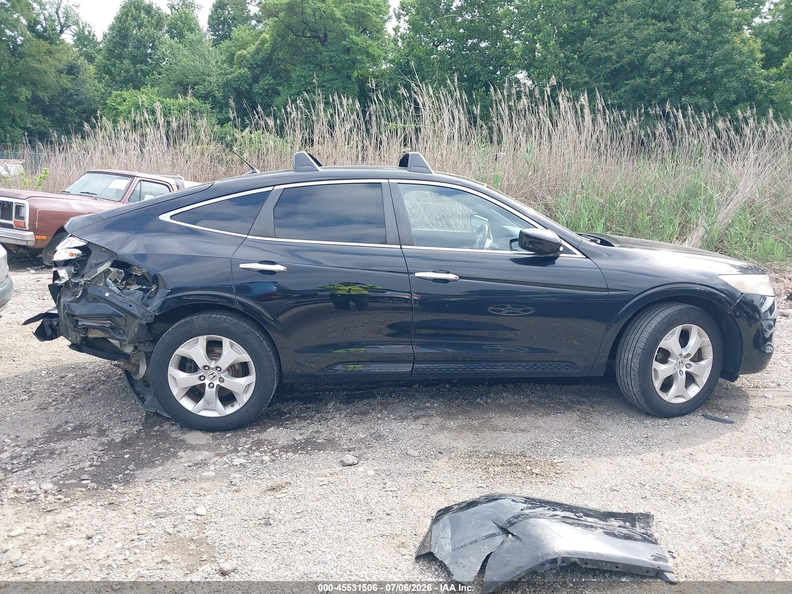 2012 Honda Crosstour Ex-l Black vin: 5J6TF2H54CL011961