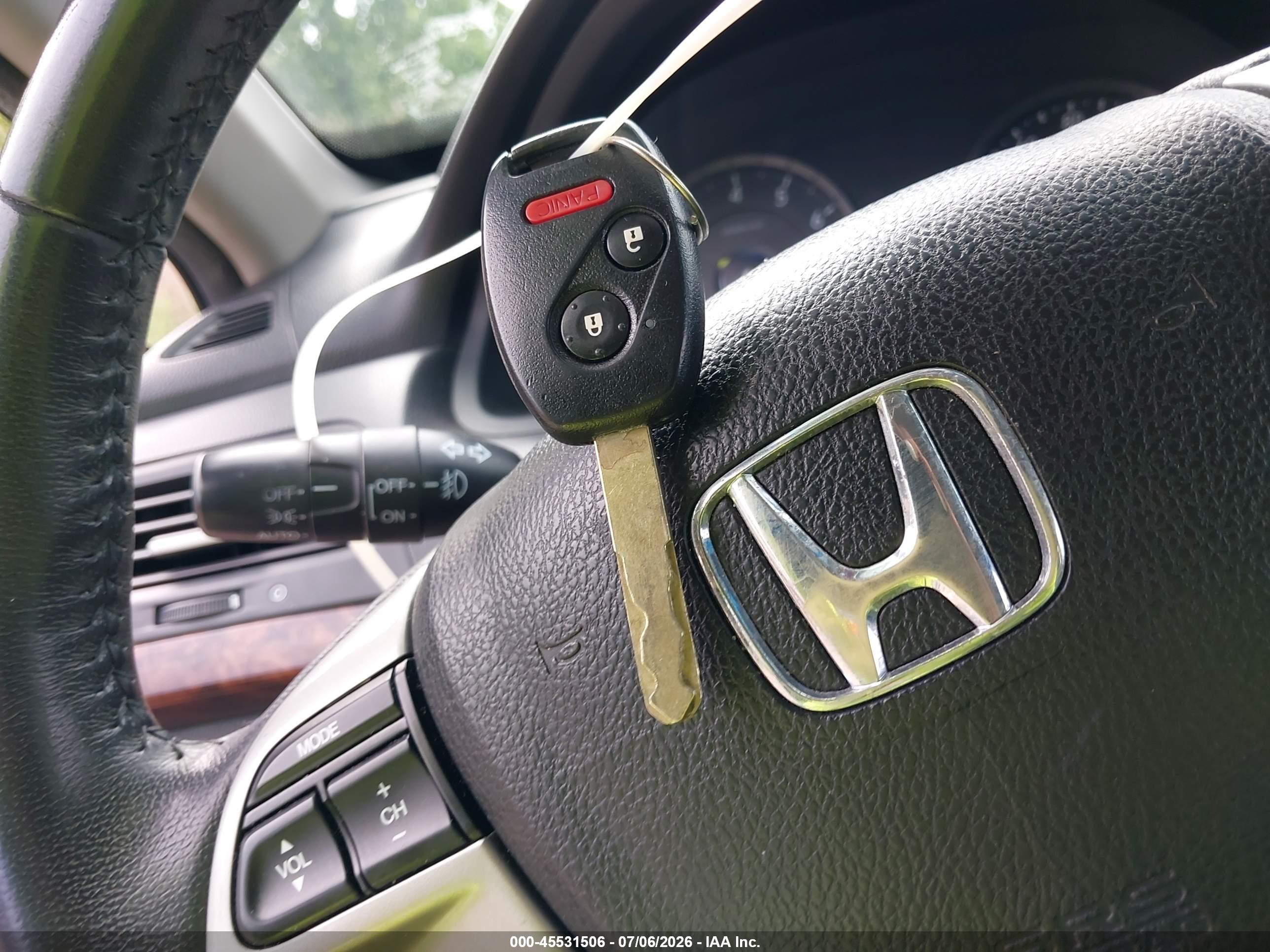 2012 Honda Crosstour Ex-l Black vin: 5J6TF2H54CL011961
