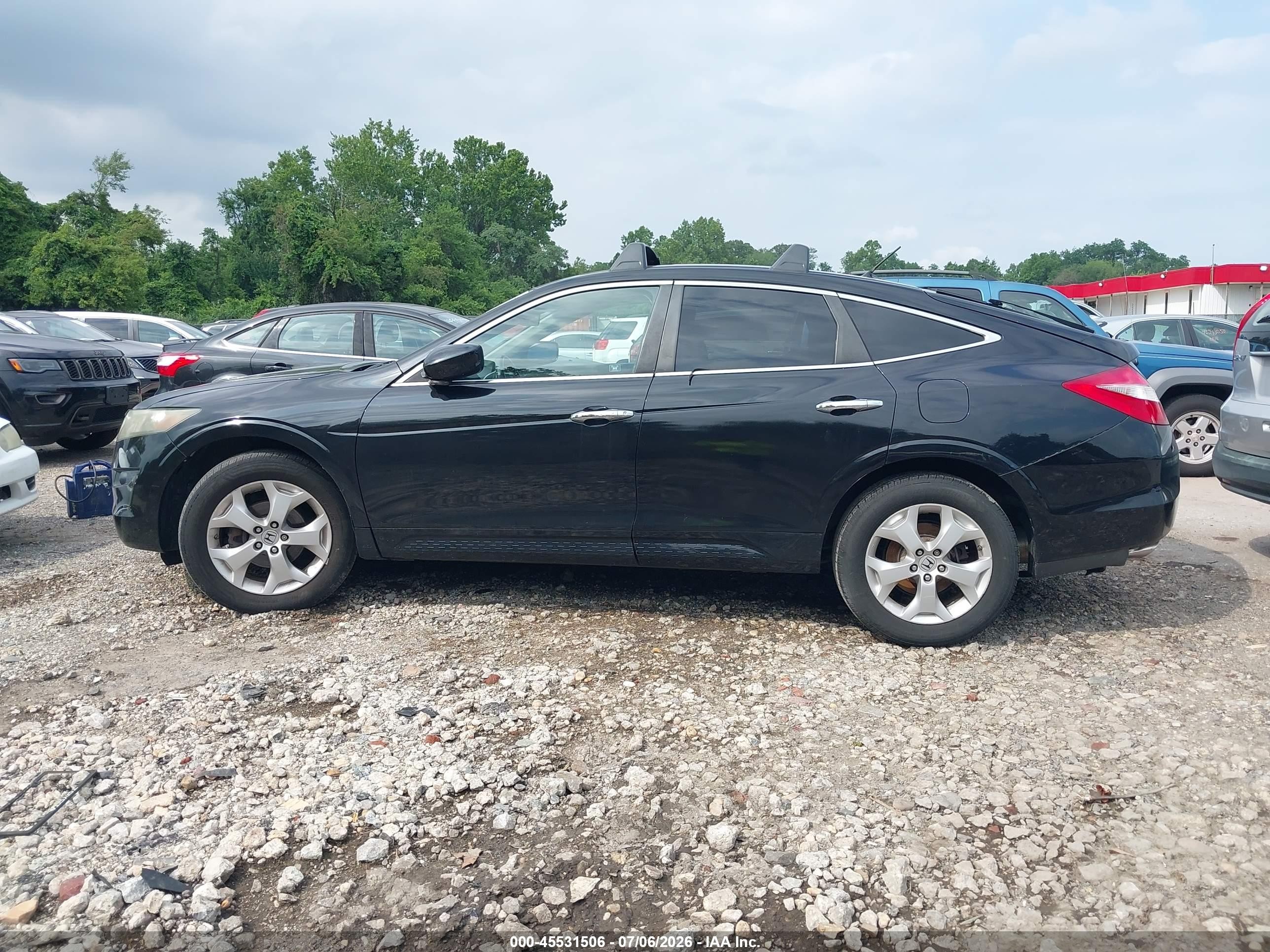 2012 Honda Crosstour Ex-l Black vin: 5J6TF2H54CL011961
