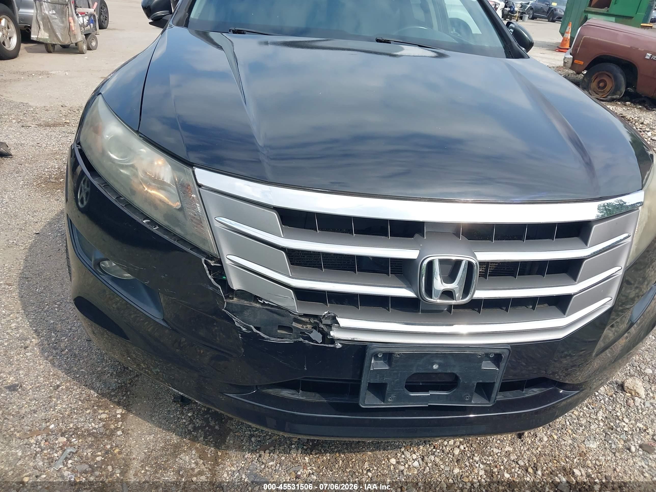 2012 Honda Crosstour Ex-l Black vin: 5J6TF2H54CL011961