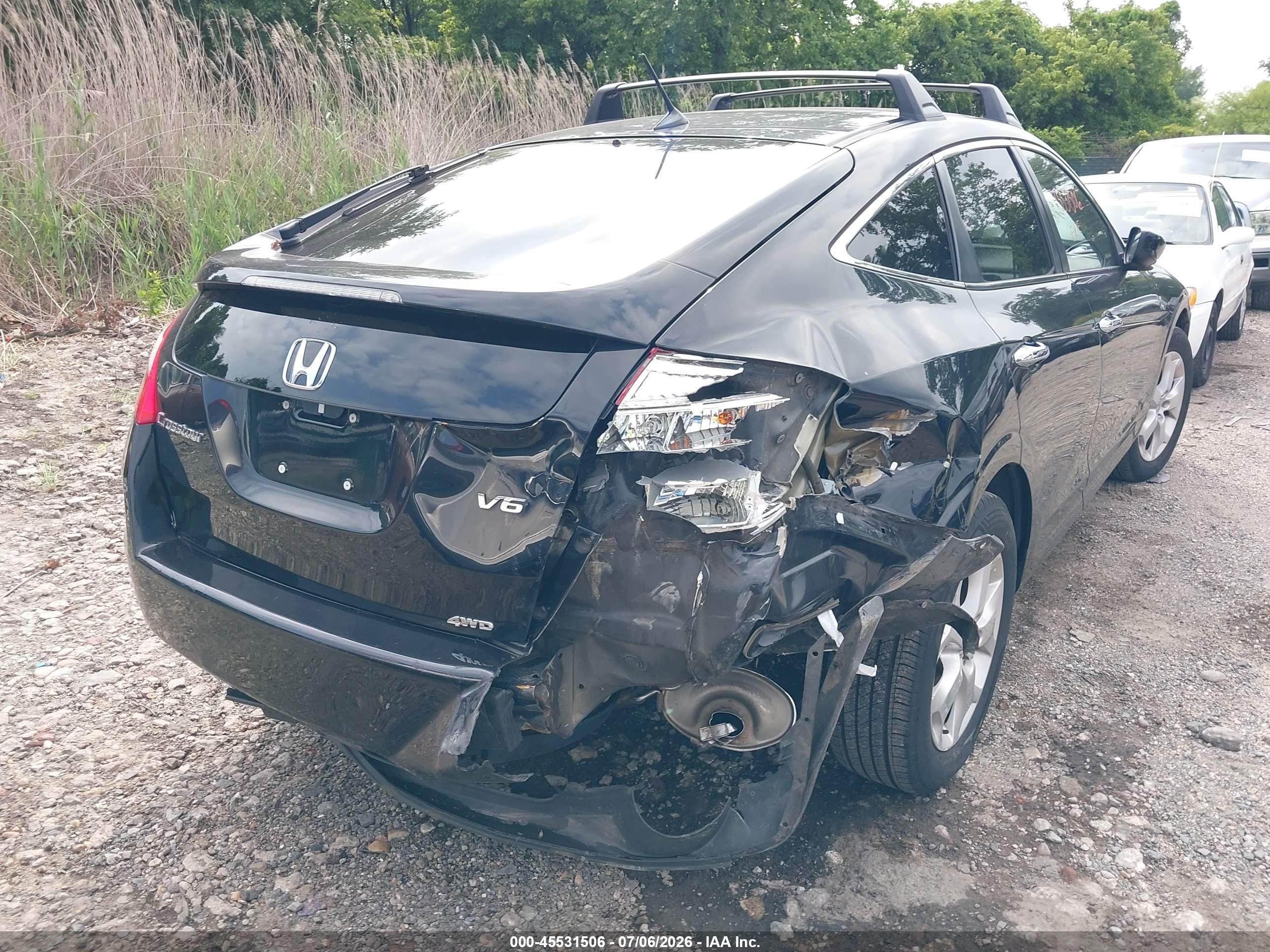 2012 Honda Crosstour Ex-l Black vin: 5J6TF2H54CL011961