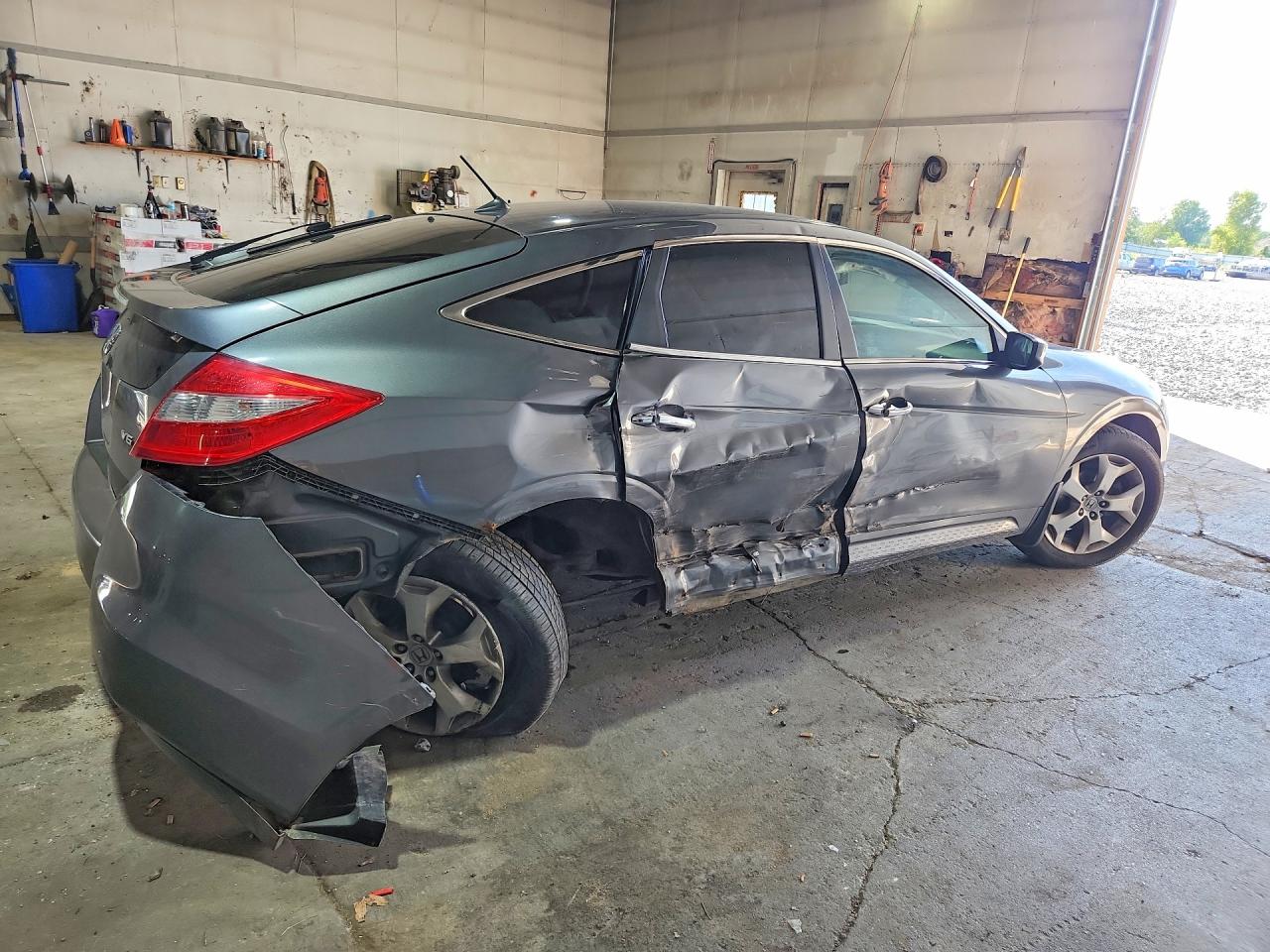 2012 Honda Crosstour Exl Gray vin: 5J6TF2H54CL800935