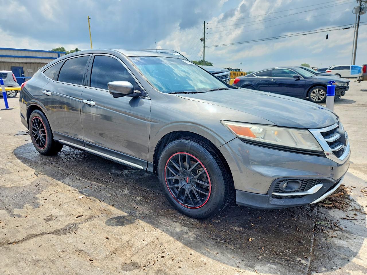 2013 Honda Crosstour Exl Gray vin: 5J6TF2H54DL005482