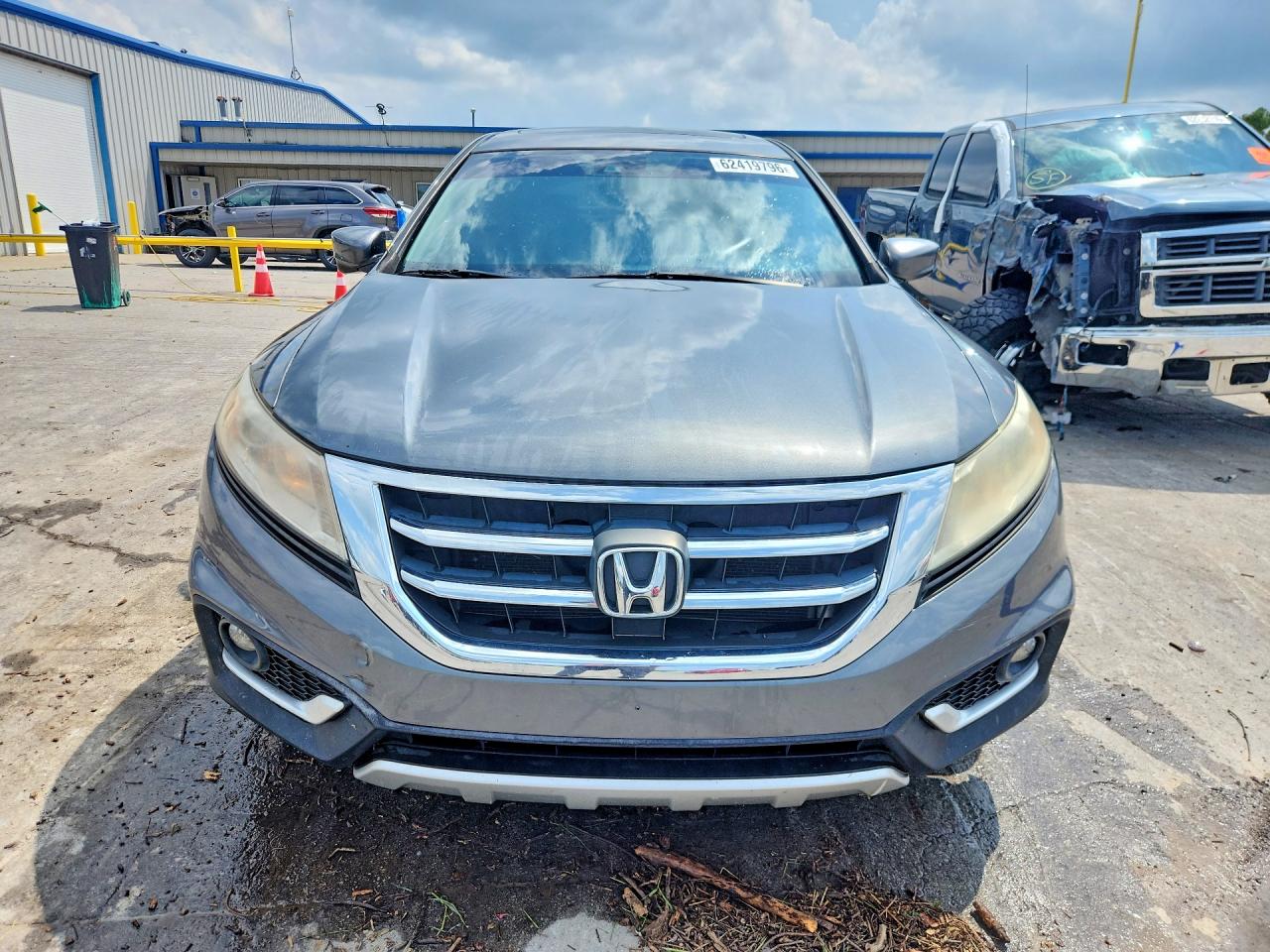 2013 Honda Crosstour Exl Gray vin: 5J6TF2H54DL005482