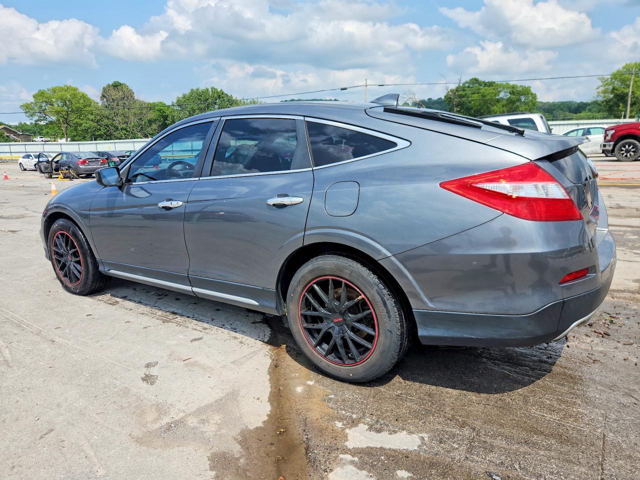 2013 Honda Crosstour Exl Gray vin: 5J6TF2H54DL005482