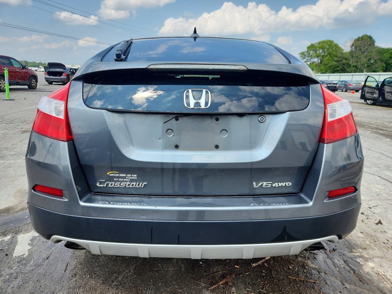 2013 Honda Crosstour Exl Gray vin: 5J6TF2H54DL005482
