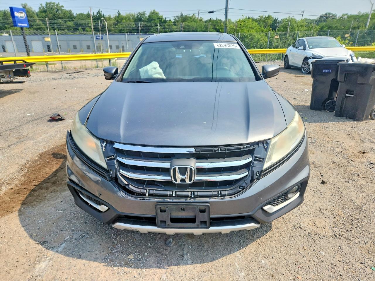 2014 Honda Crosstour Exl Gray vin: 5J6TF2H54EL000123