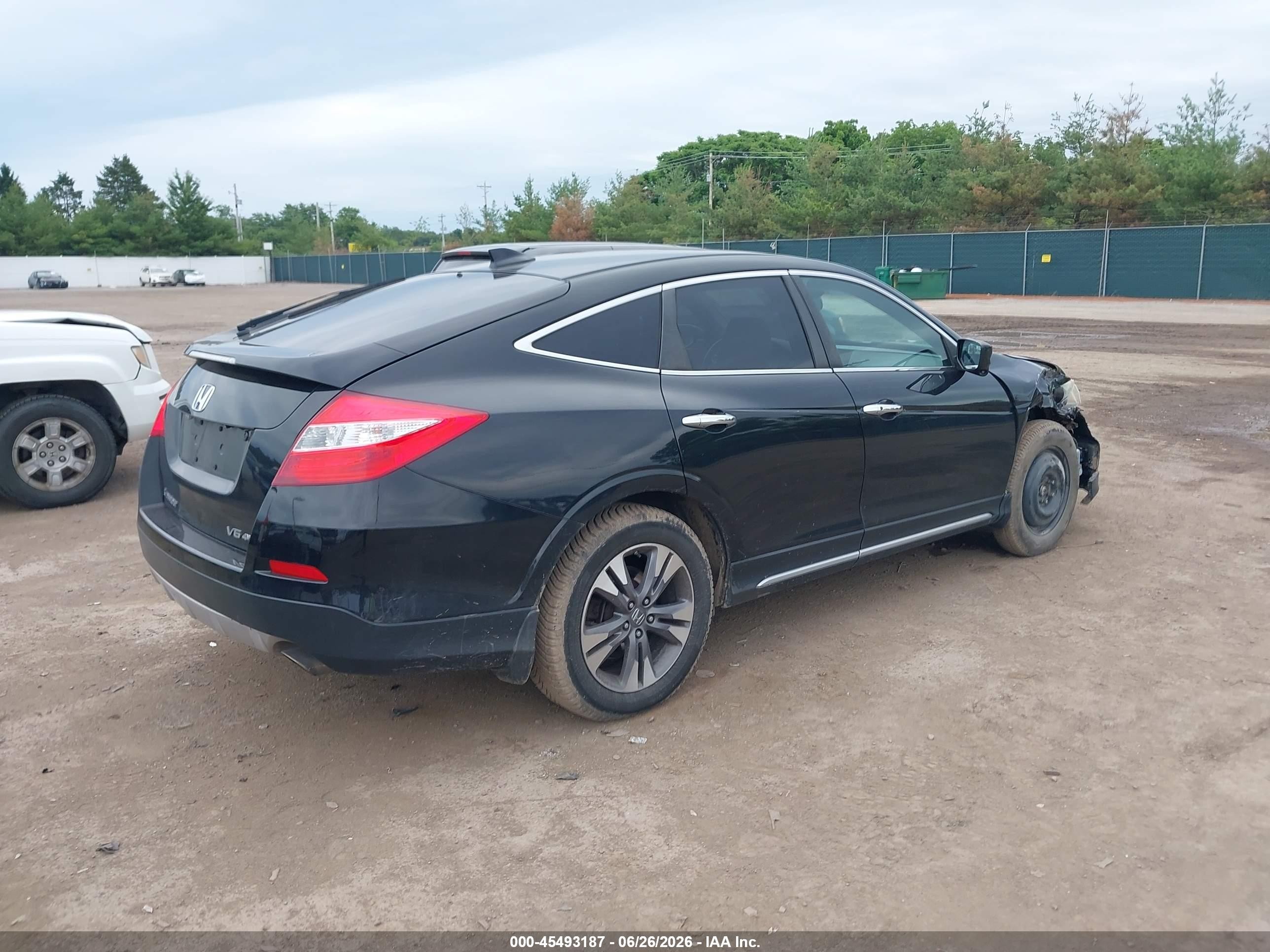2014 Honda Crosstour Ex-l V6 Black vin: 5J6TF2H54EL000686