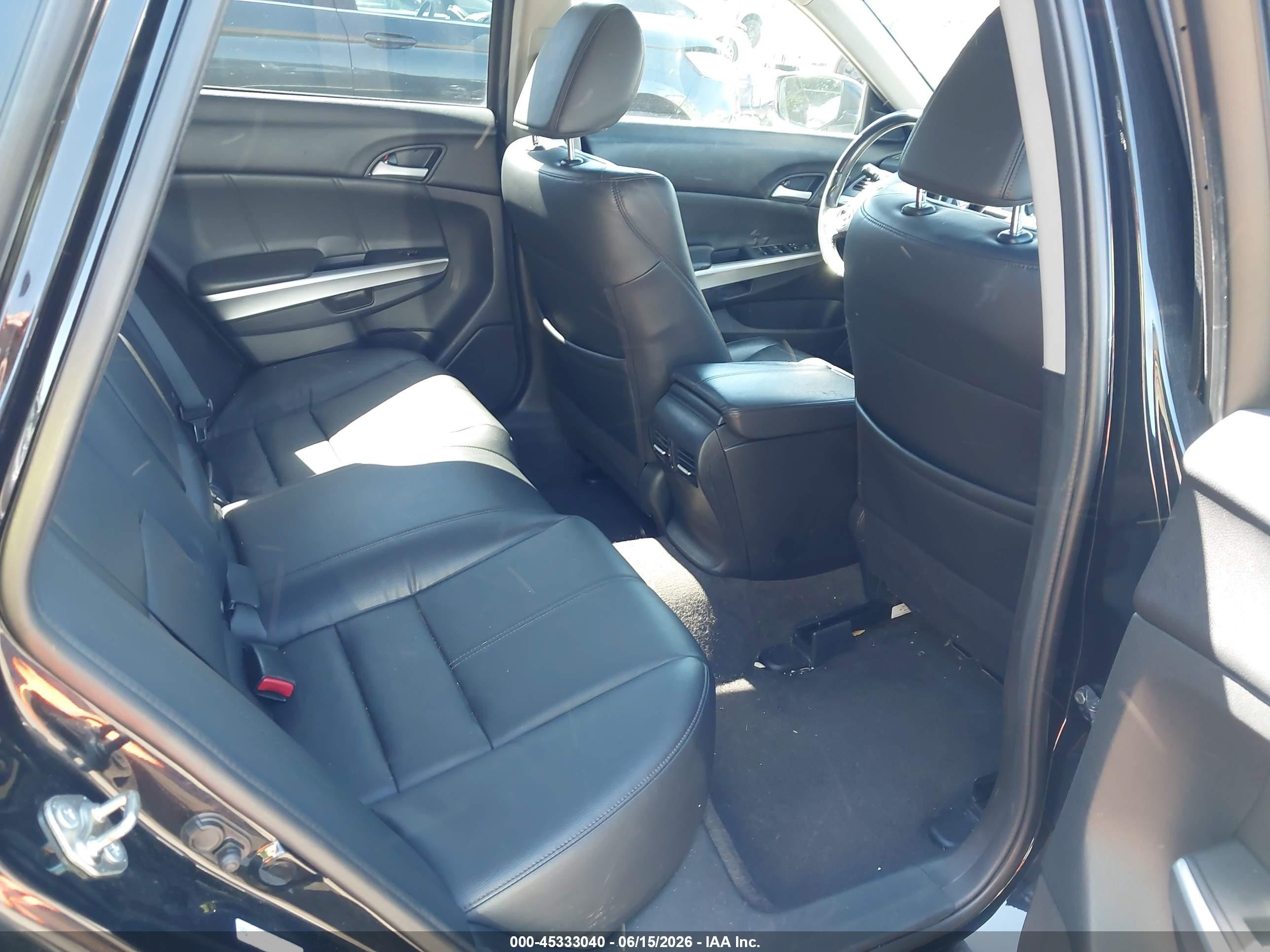 2015 Honda Crosstour Ex-l V6 Black vin: 5J6TF2H54FL002990