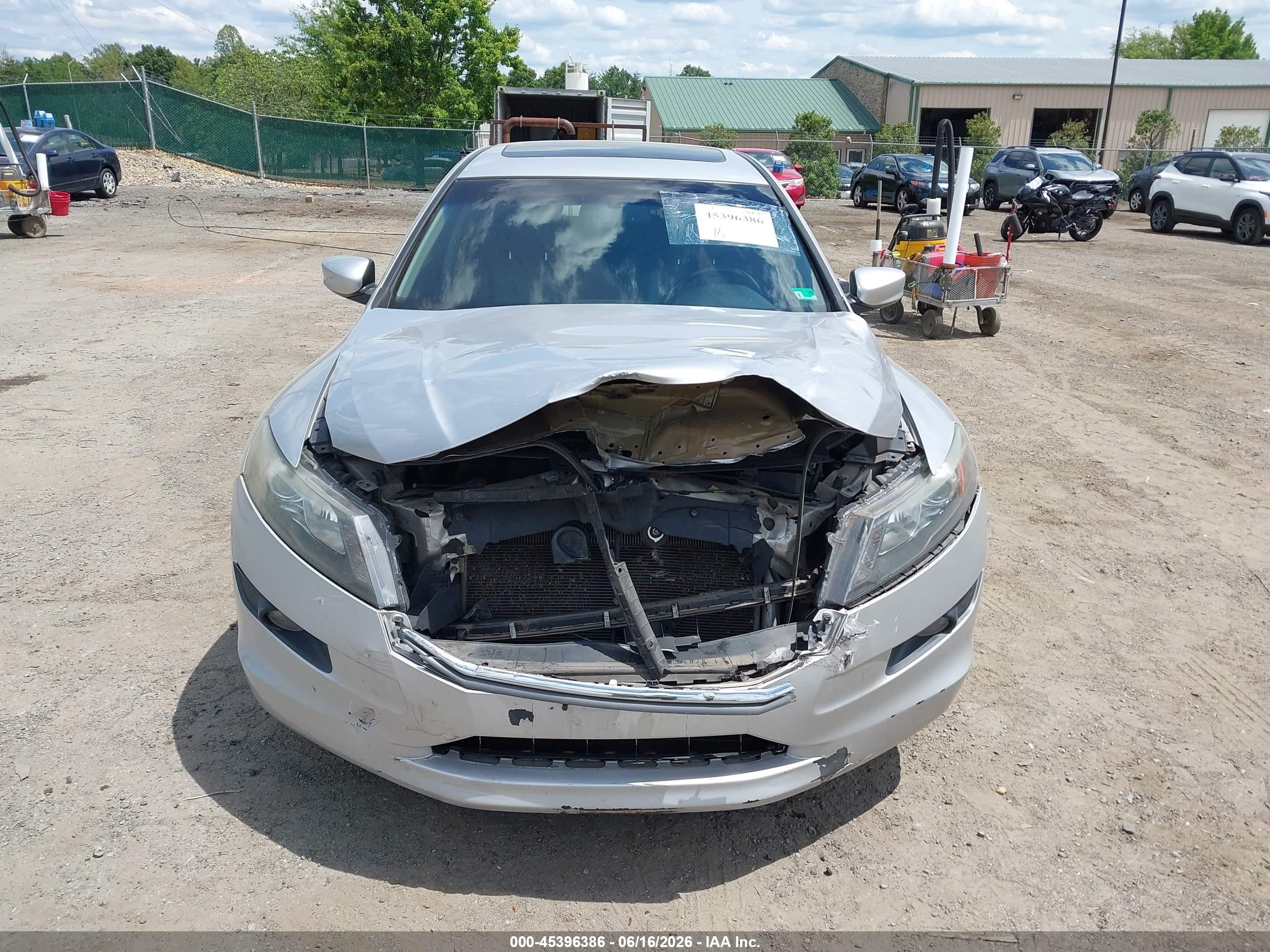 2010 Honda Accord Crosstour Ex-l Silver vin: 5J6TF2H55AL007110