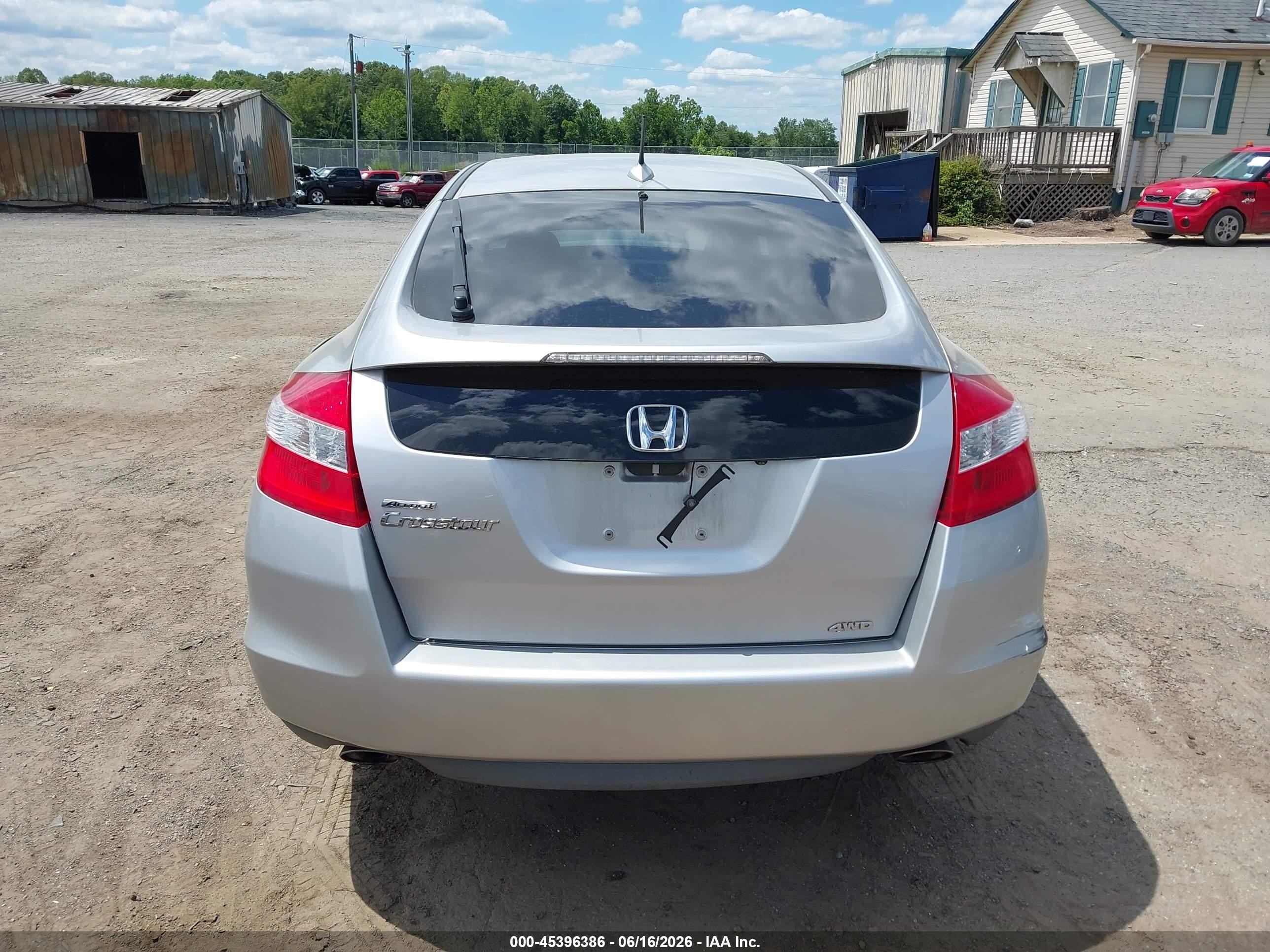 2010 Honda Accord Crosstour Ex-l Silver vin: 5J6TF2H55AL007110