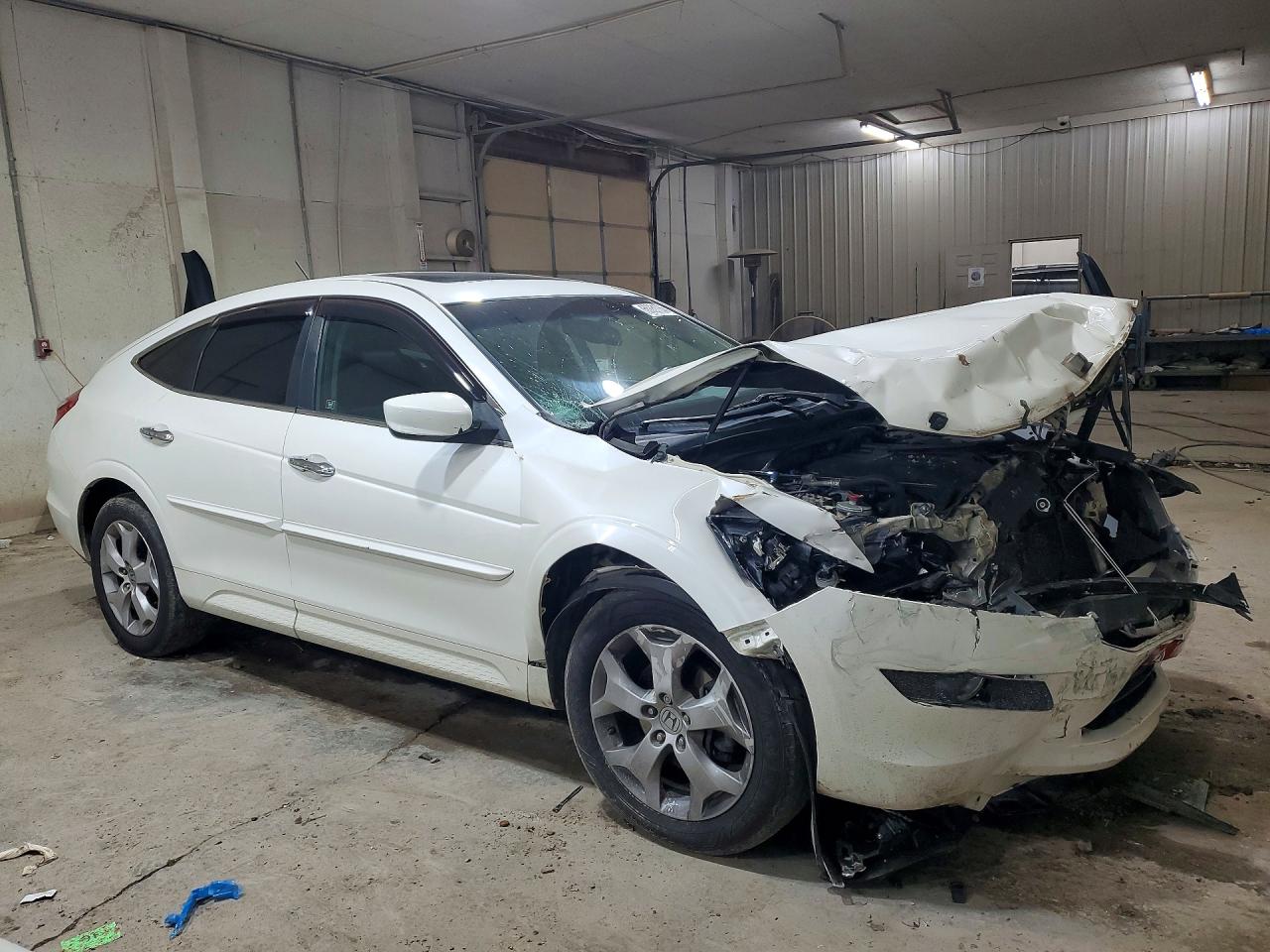 2010 Honda Accord Crosstour Exl White vin: 5J6TF2H55AL008922