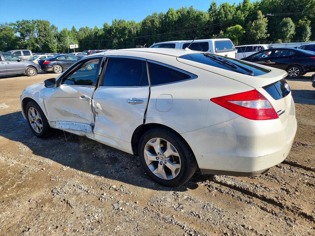 2010 Honda Accord Crosstour Exl White vin: 5J6TF2H55AL010248