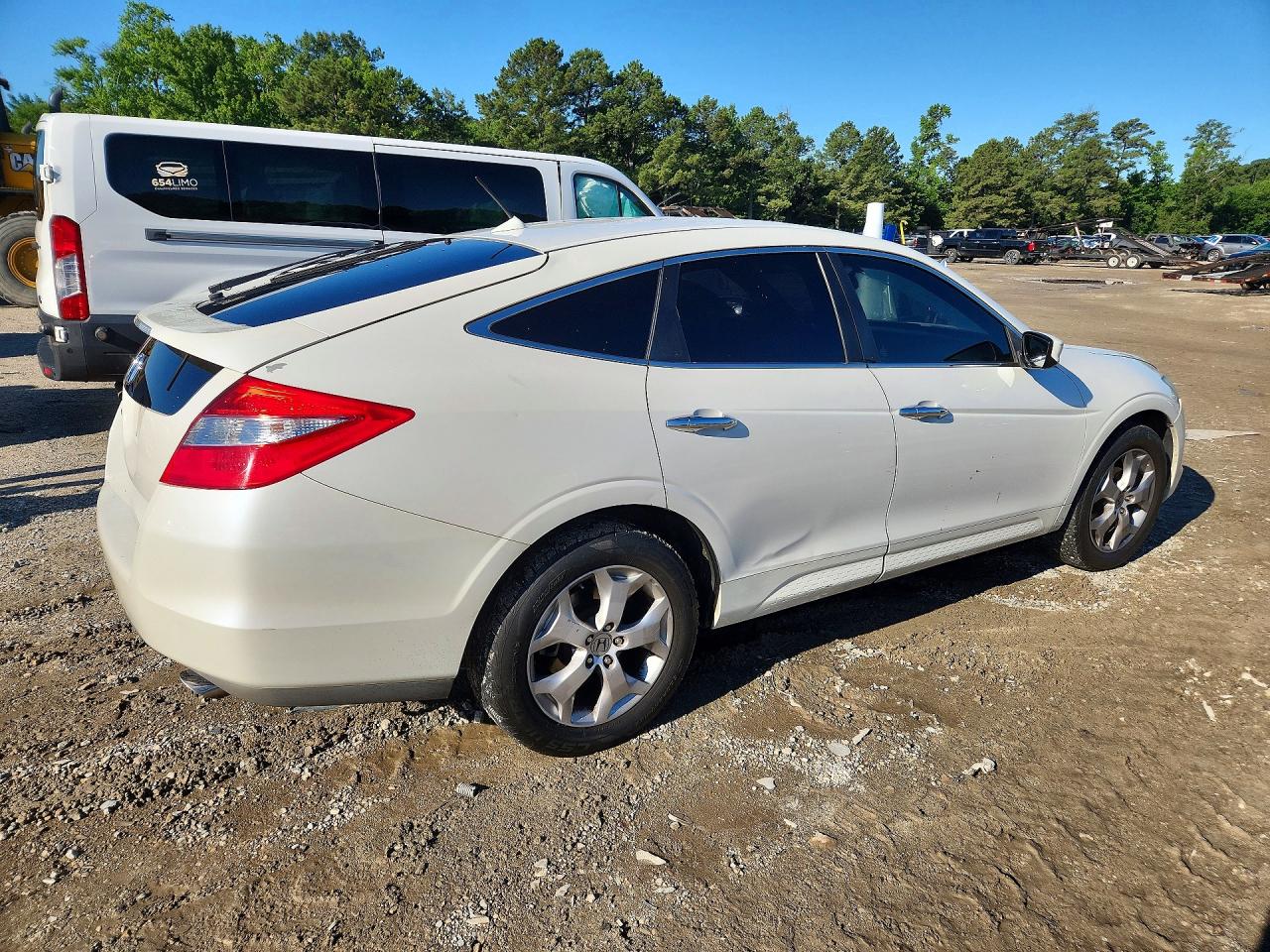 2010 Honda Accord Crosstour Exl White vin: 5J6TF2H55AL010248