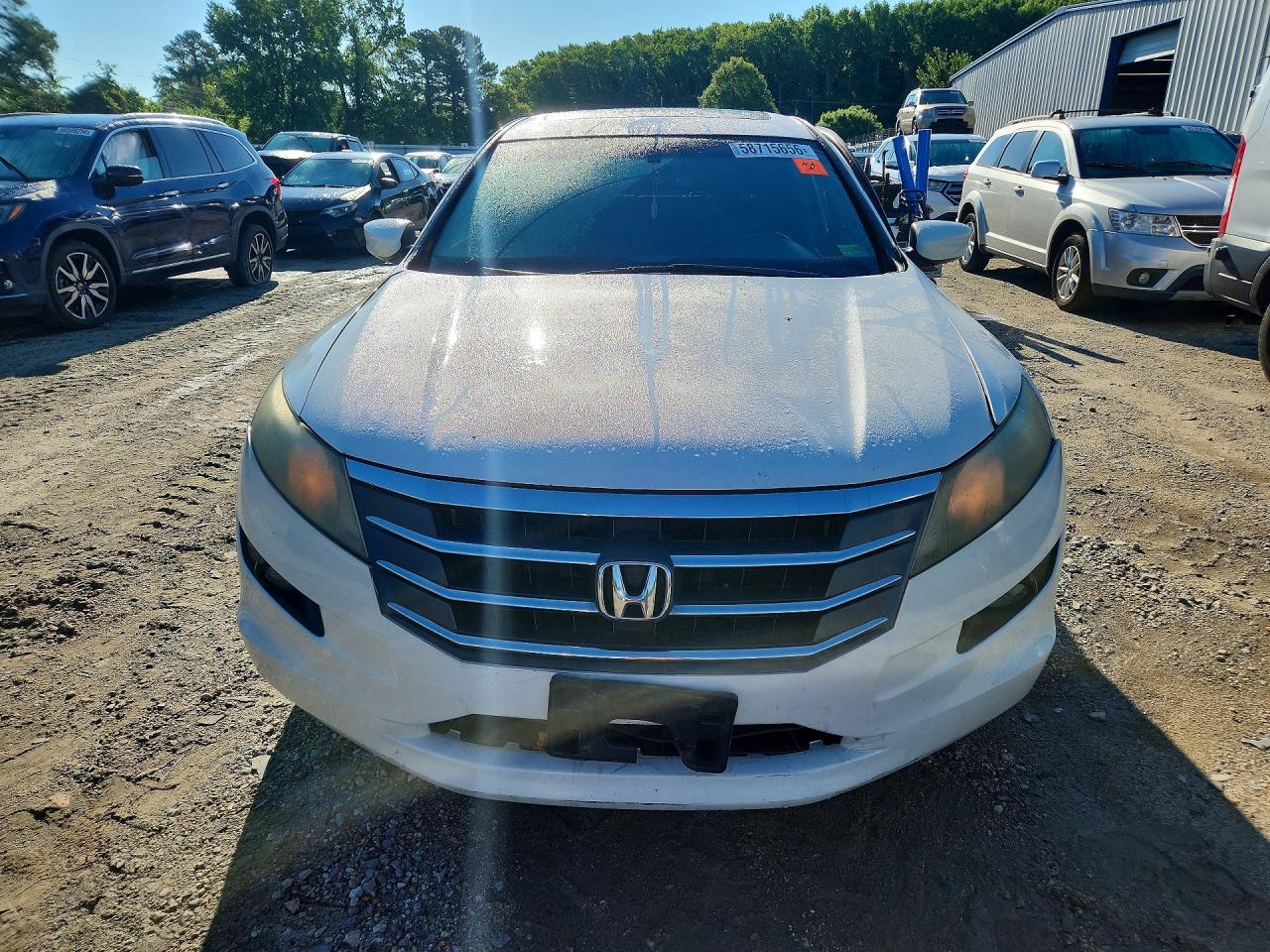 2010 Honda Accord Crosstour Exl White vin: 5J6TF2H55AL010248