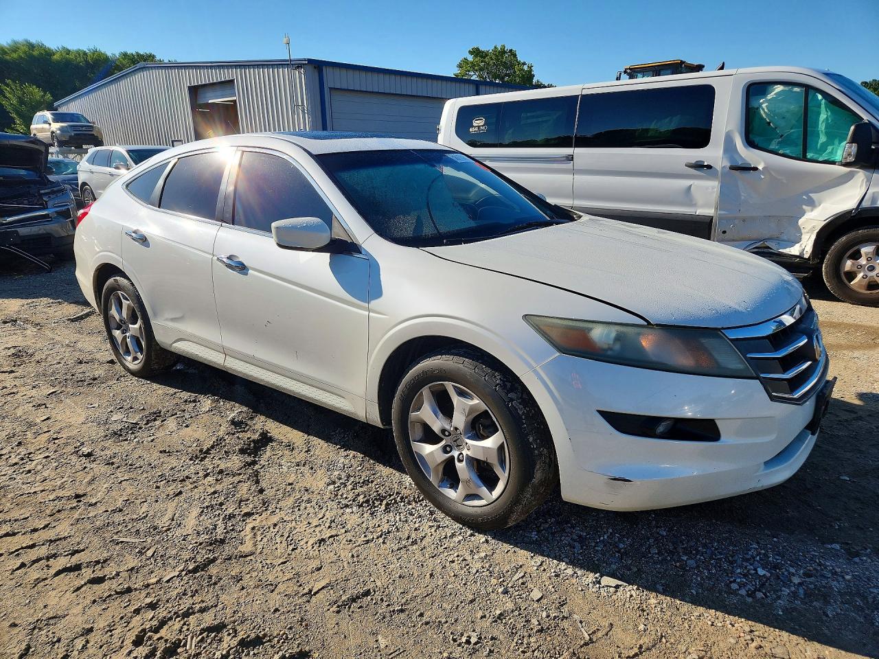 2010 Honda Accord Crosstour Exl White vin: 5J6TF2H55AL010248