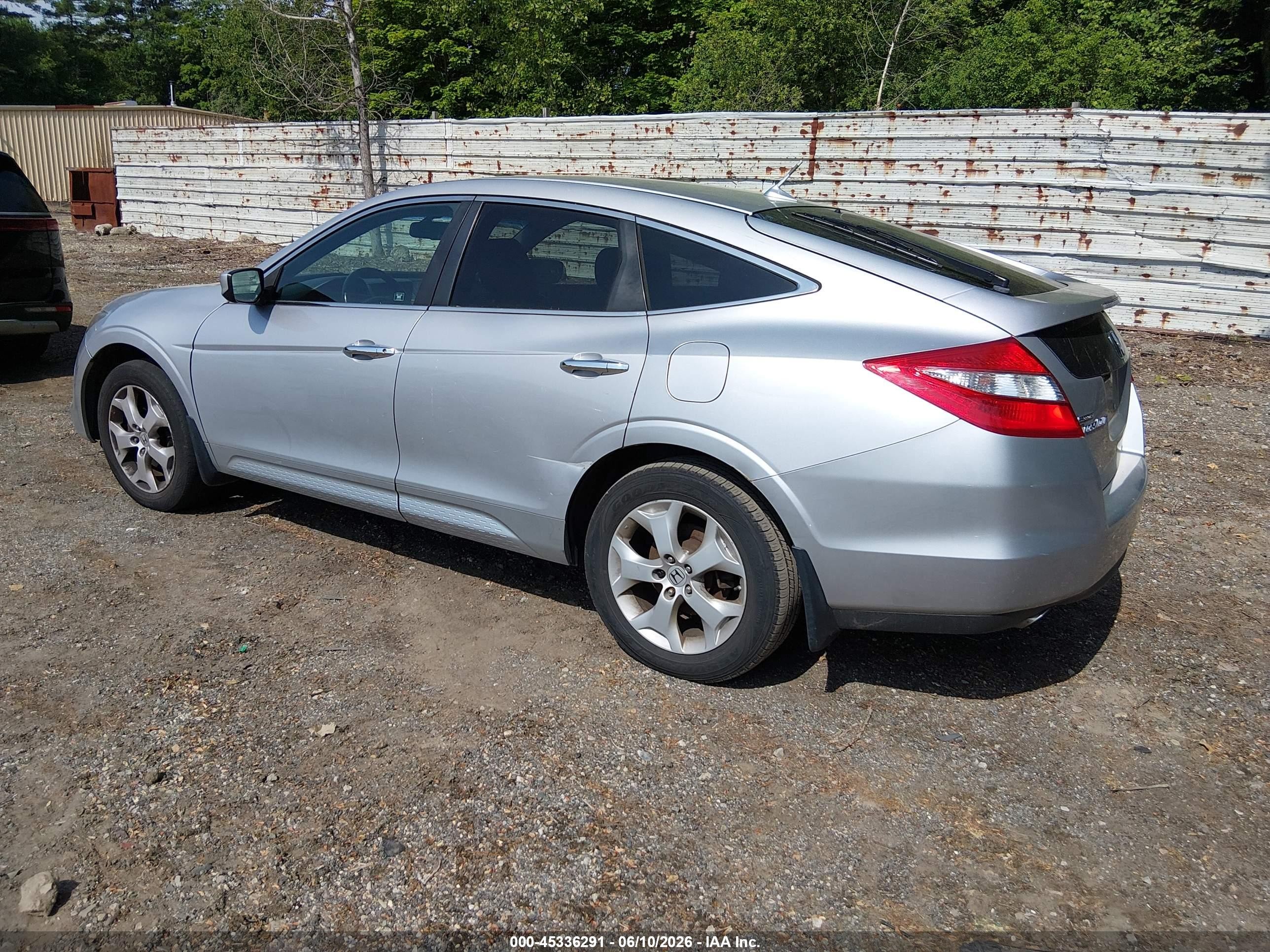2010 Honda Accord Crosstour Ex-l Silver vin: 5J6TF2H55AL012064