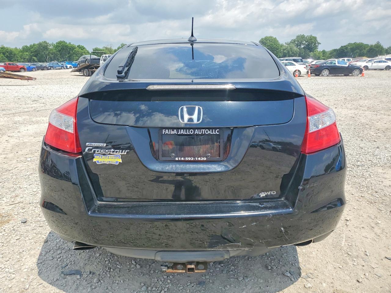 2010 Honda Accord Crosstour Exl Black vin: 5J6TF2H55AL012758