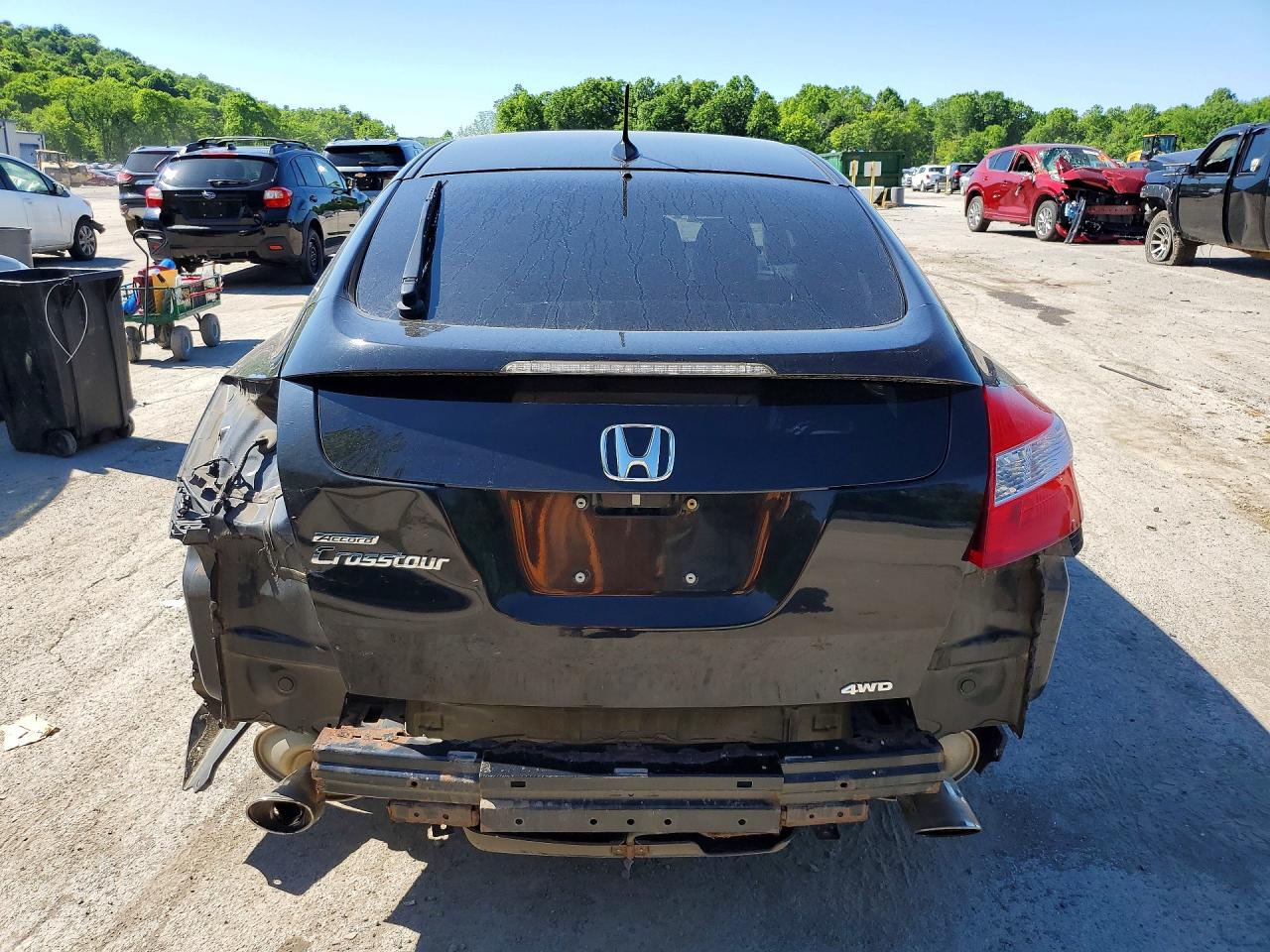 2010 Honda Accord Crosstour Black vin: 5J6TF2H55AL016857