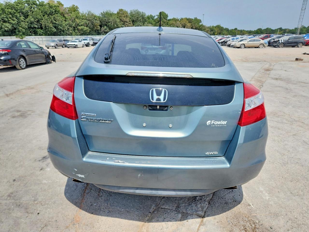 2011 Honda Accord Crosstour Exl Teal vin: 5J6TF2H55BL003673