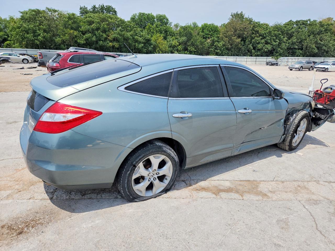 2011 Honda Accord Crosstour Exl Teal vin: 5J6TF2H55BL003673