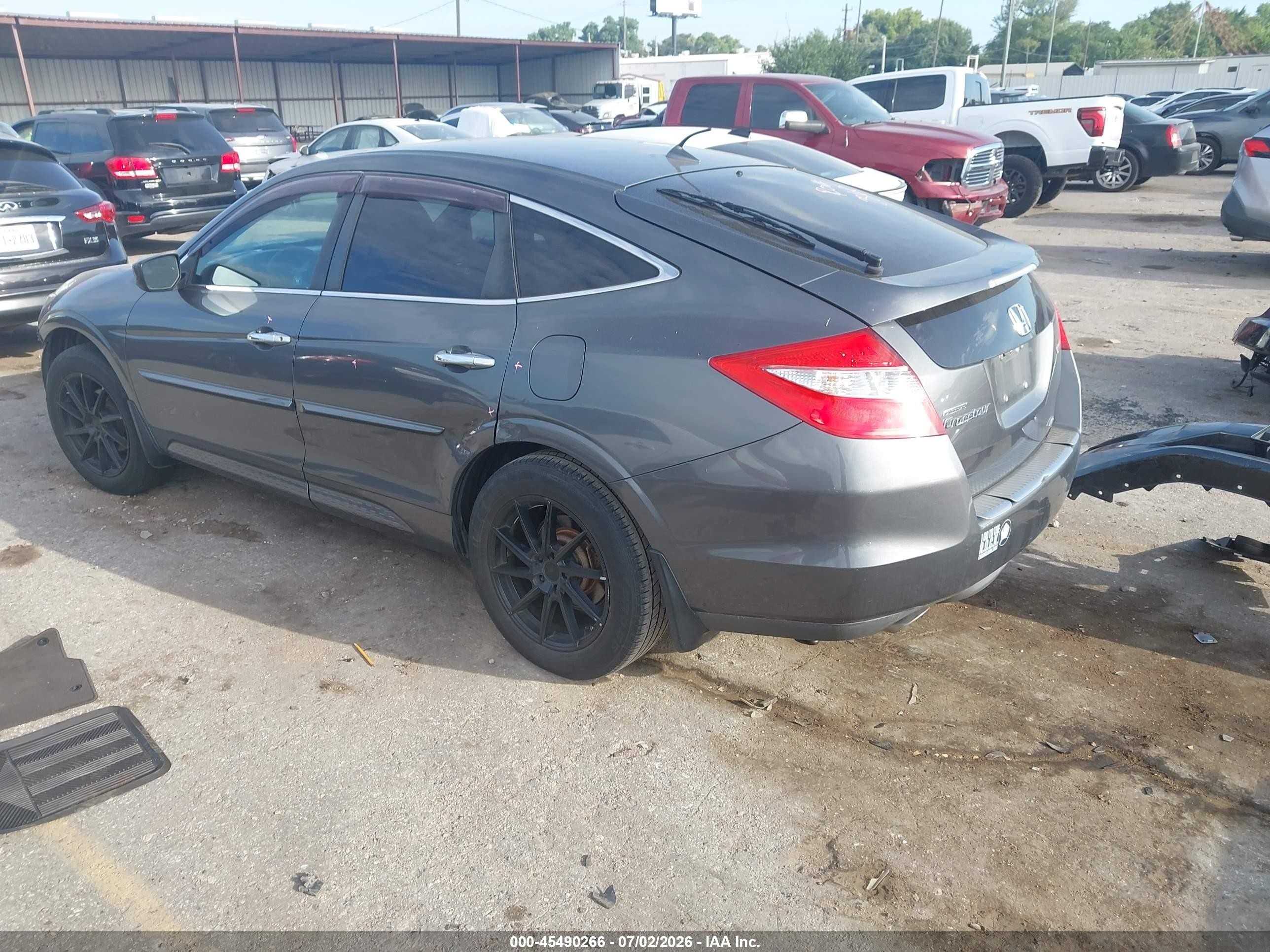 2011 Honda Accord Crosstour Ex-l Gray vin: 5J6TF2H55BL007223