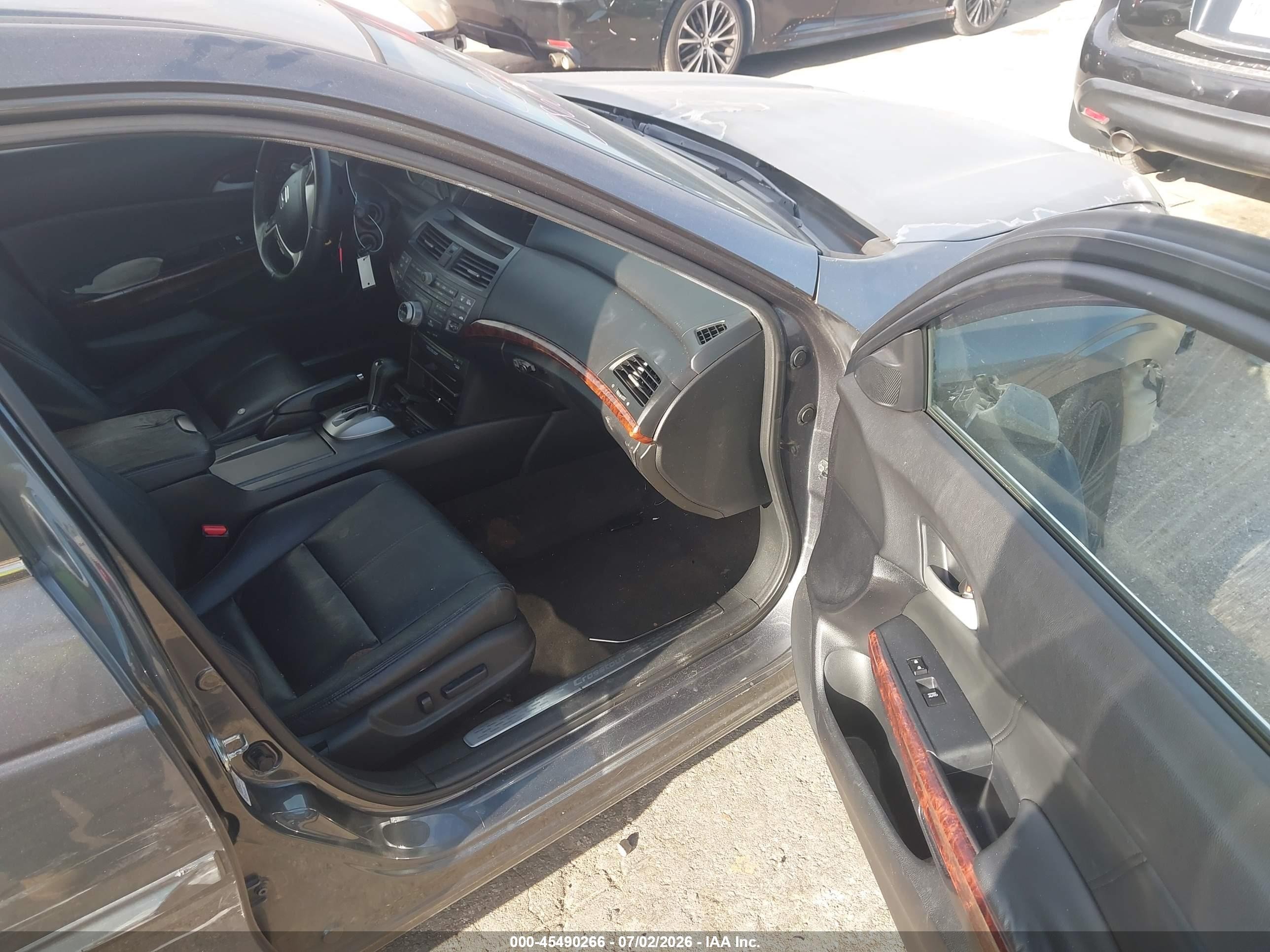 2011 Honda Accord Crosstour Ex-l Gray vin: 5J6TF2H55BL007223