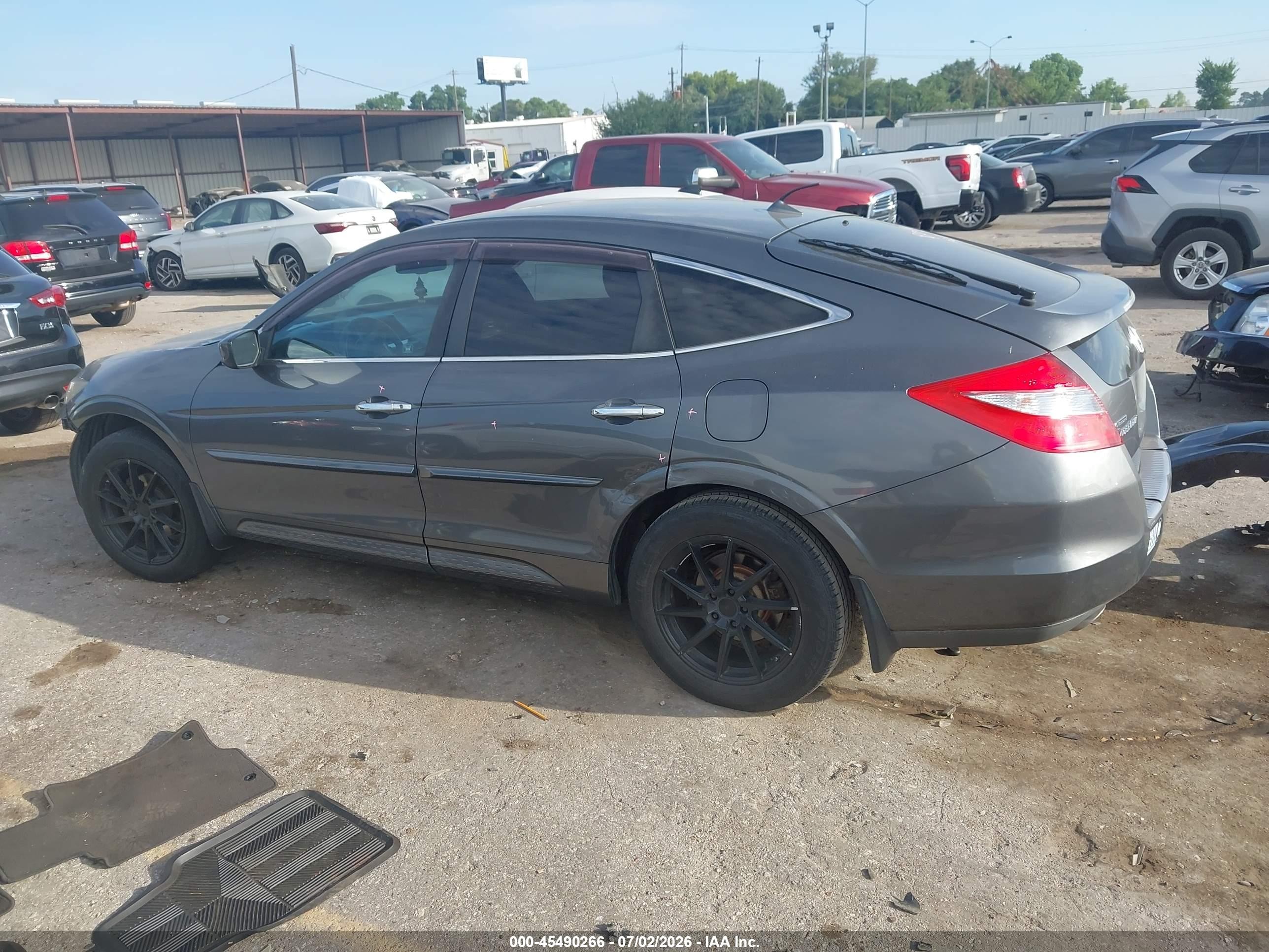 2011 Honda Accord Crosstour Ex-l Gray vin: 5J6TF2H55BL007223