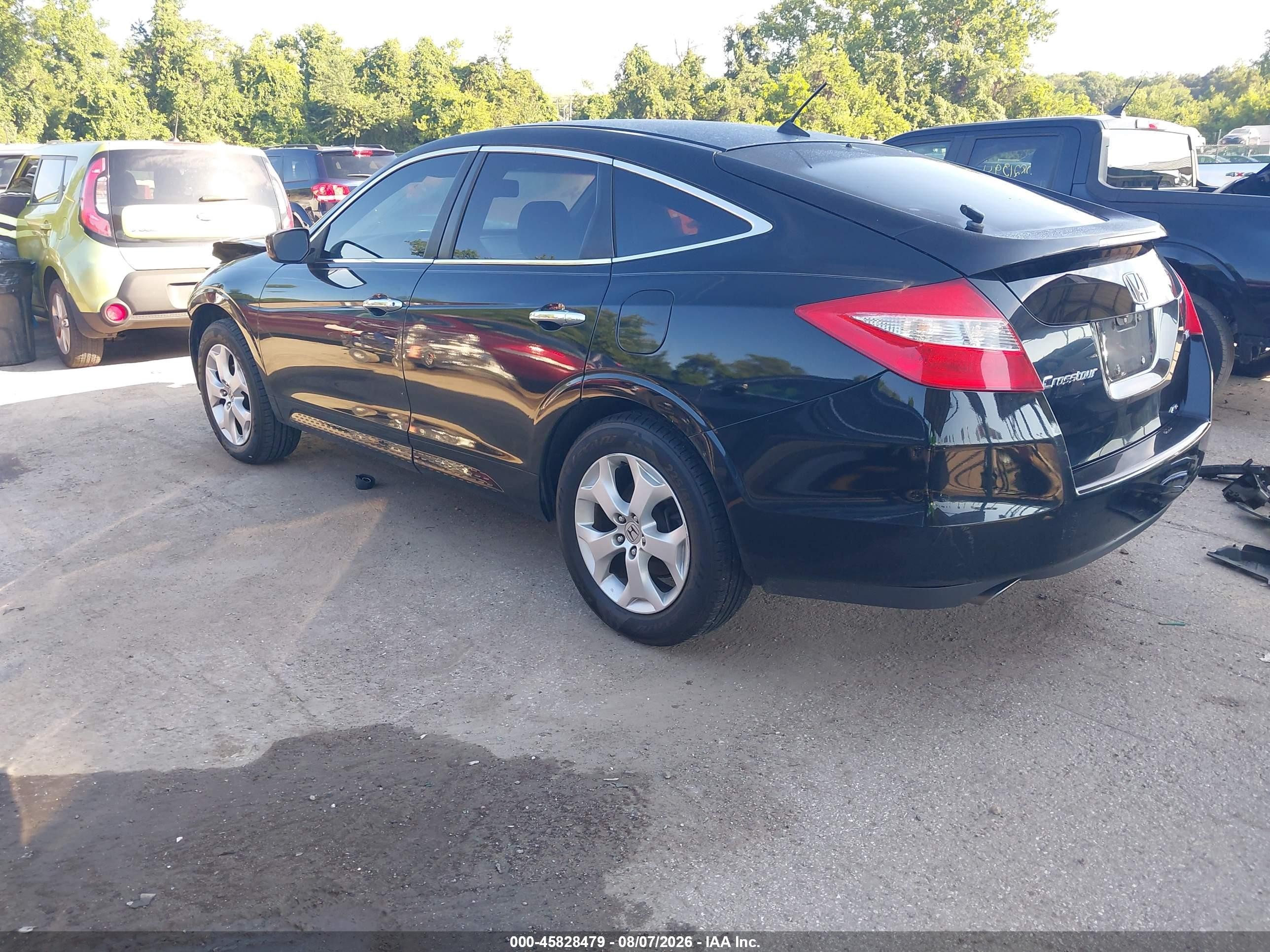 2012 Honda Crosstour Ex-l Black vin: 5J6TF2H55CL002704