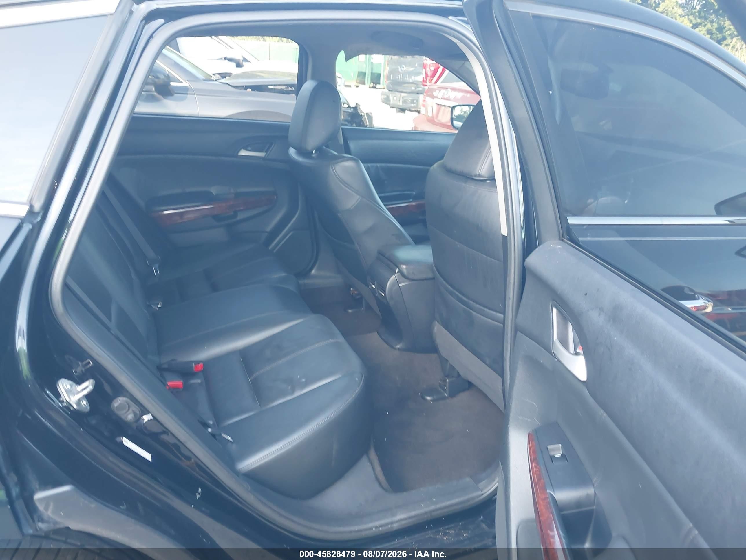 2012 Honda Crosstour Ex-l Black vin: 5J6TF2H55CL002704