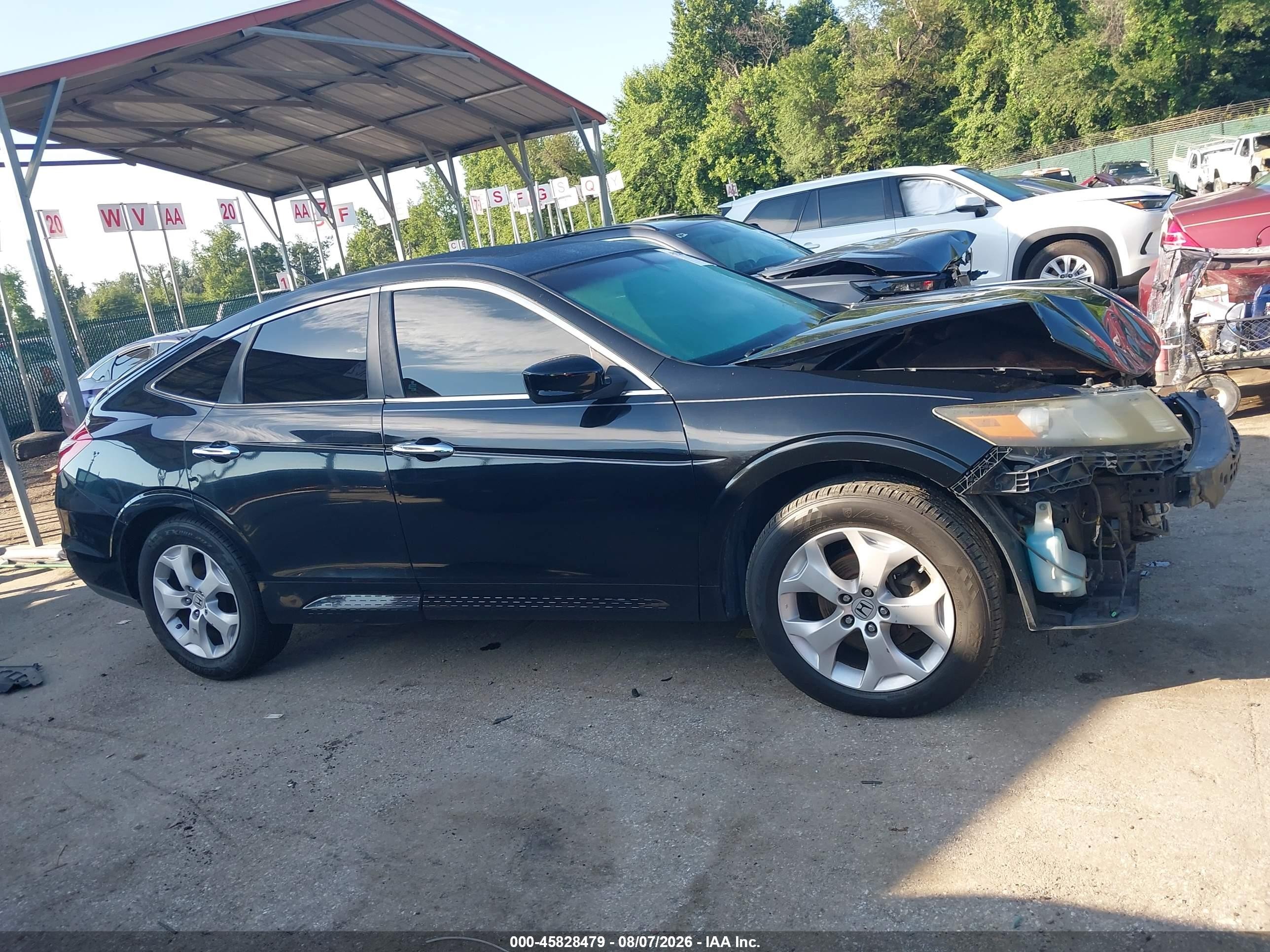 2012 Honda Crosstour Ex-l Black vin: 5J6TF2H55CL002704