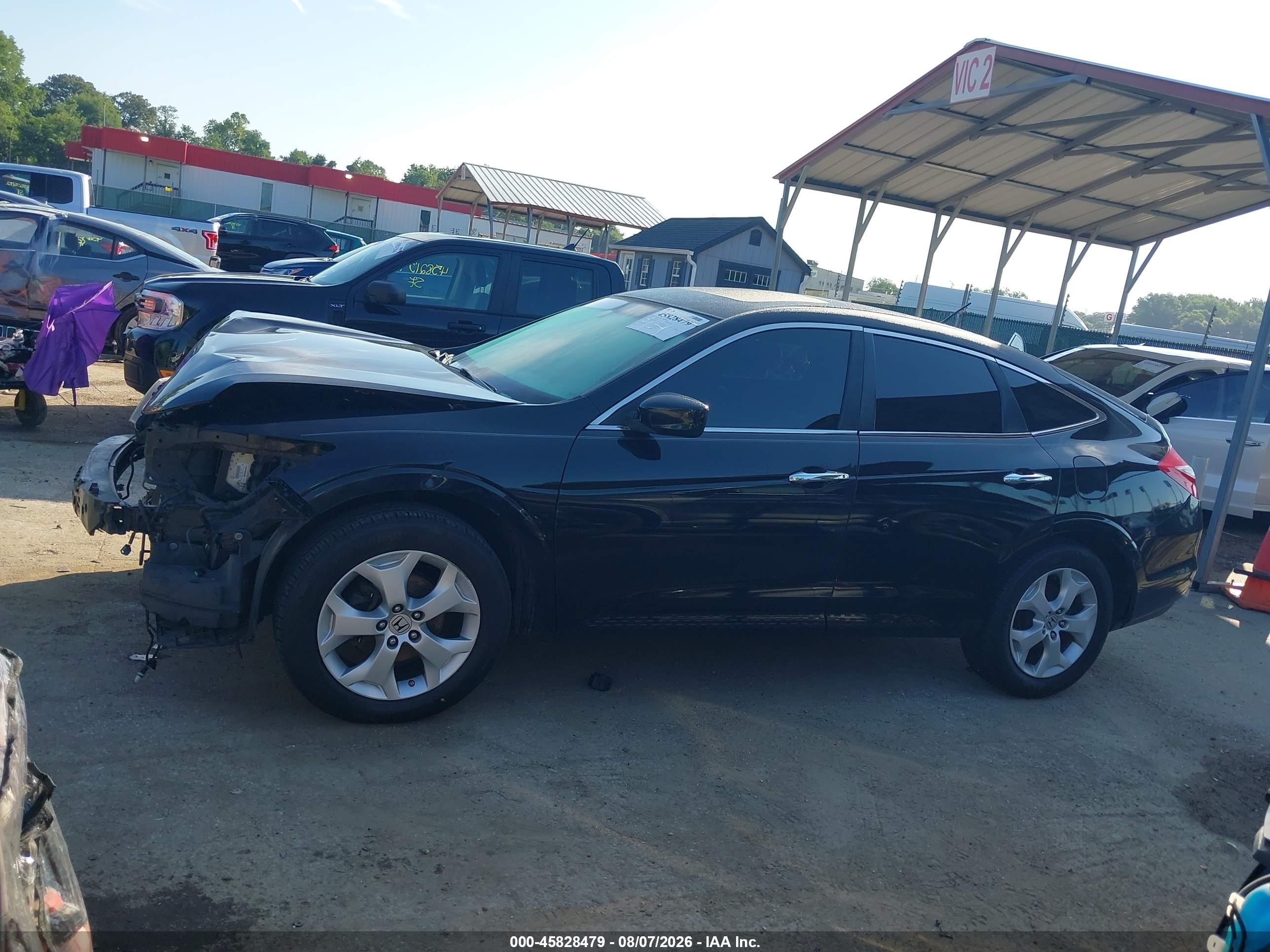 2012 Honda Crosstour Ex-l Black vin: 5J6TF2H55CL002704