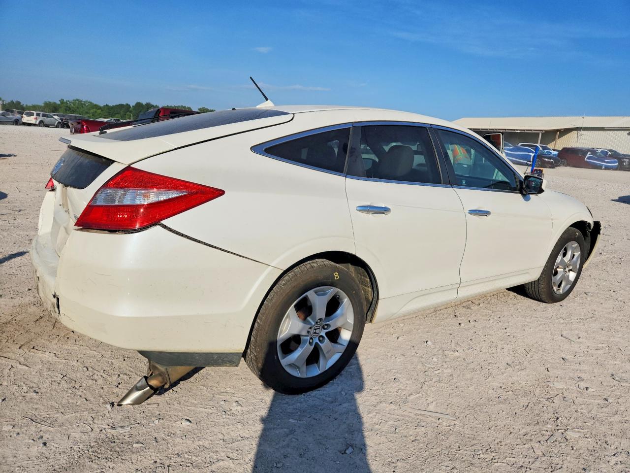 2012 Honda Crosstour Exl White vin: 5J6TF2H55CL008177