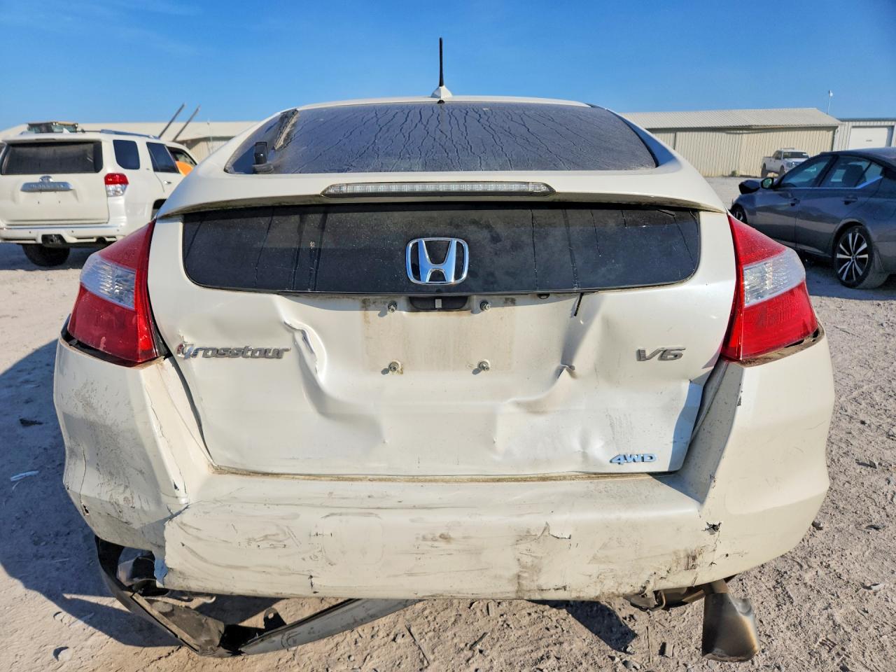 2012 Honda Crosstour Exl White vin: 5J6TF2H55CL008177